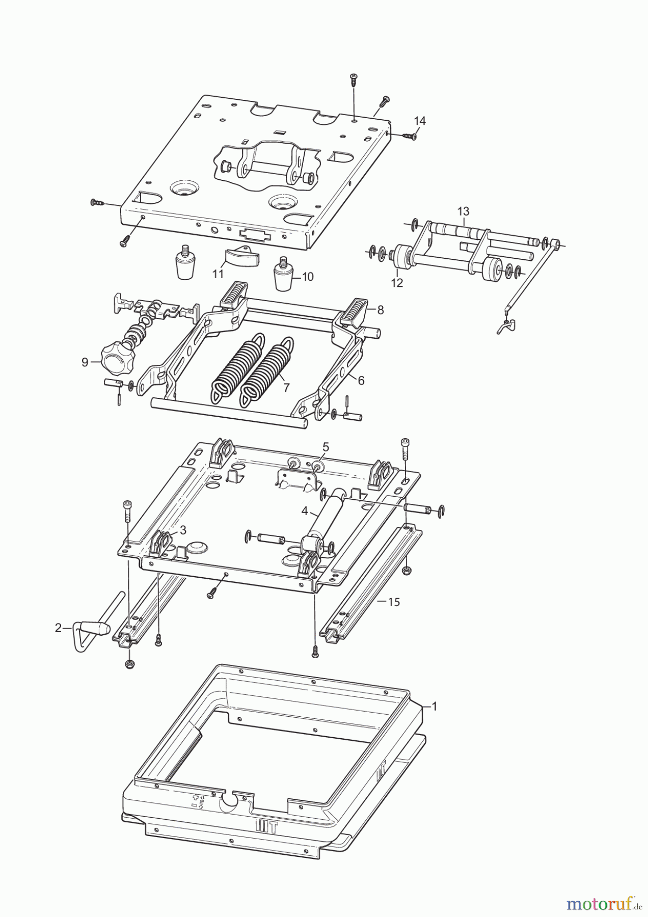  Stiga Frontmäher Grundgerät Titan 2017 TITAN 740 DCR 13-7462-11 - Season 2015 SEAT