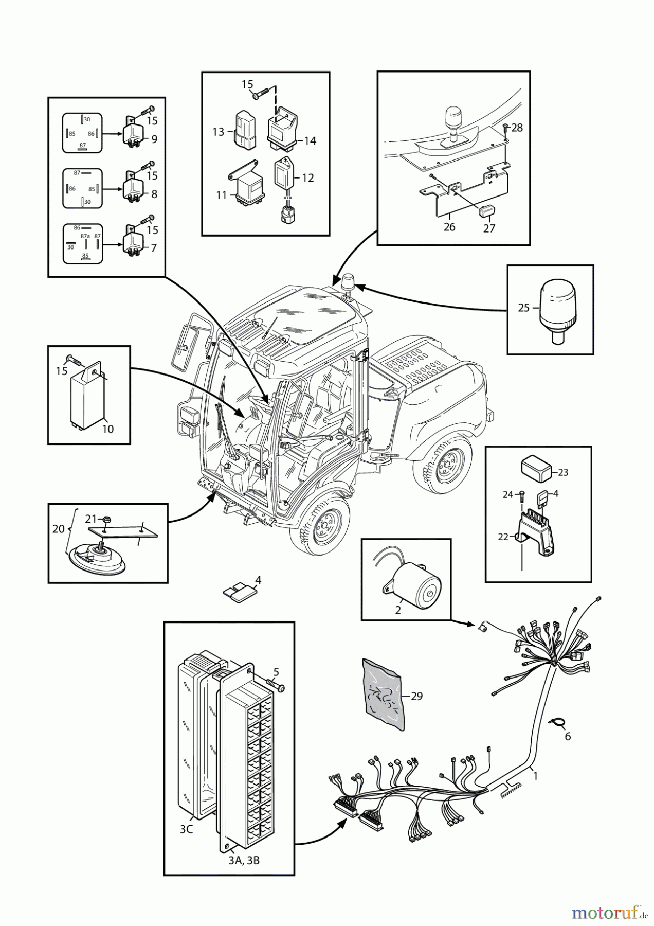  Stiga Frontmäher Baujahr 2017 Titan 2017 TITAN 740 DCR 13-7462-11 - Season 2015 ELECTRICAL SYSTEM 3