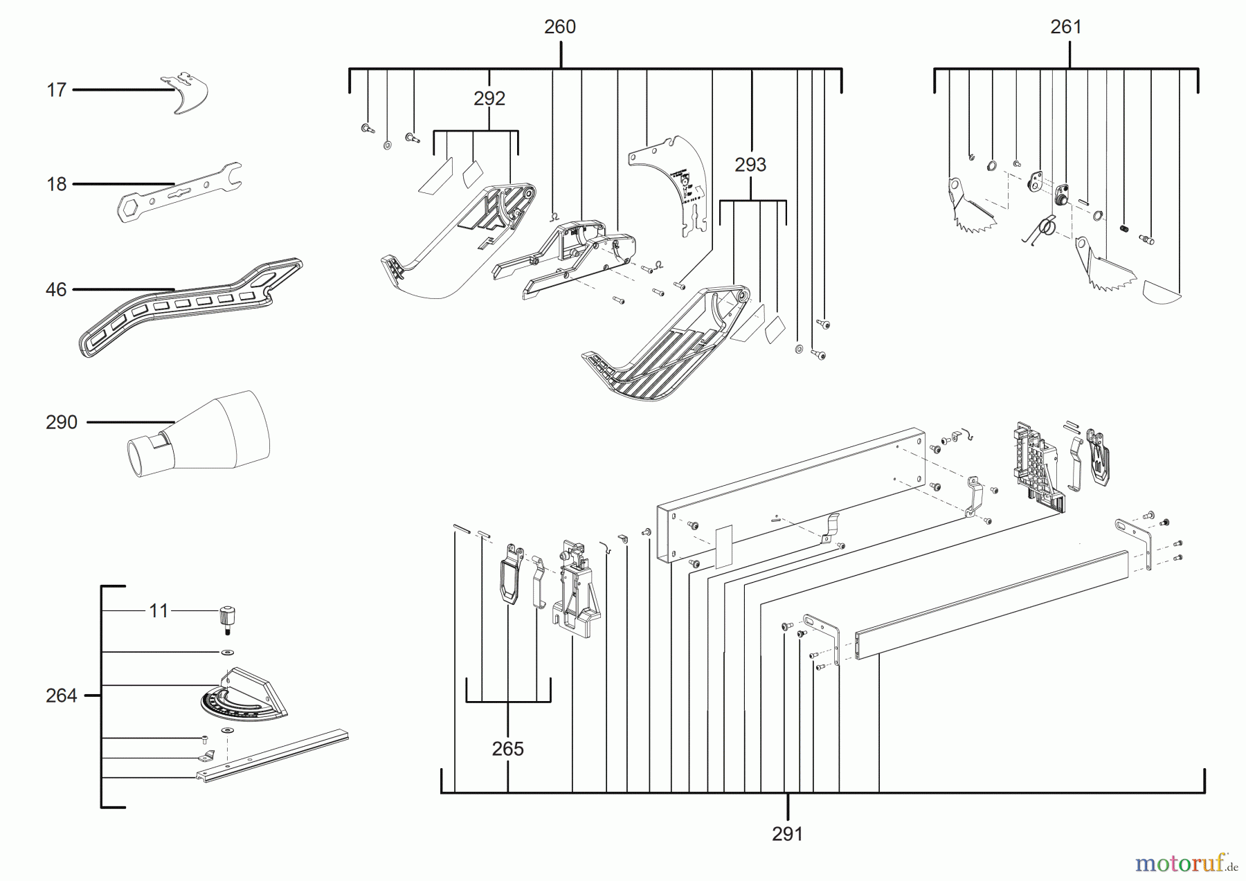  Milwaukee Akku-Geräte Sägen und Trennen Tischkreissägen M18 FTS210 AKKU-TISCHKREISSÄGE Seite 1