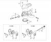 Shimano SL Shift Lever - Schalthebel Ersatzteile SL-5S50  NEXUS Rapidfire Plus Lever SL-5S50-3350