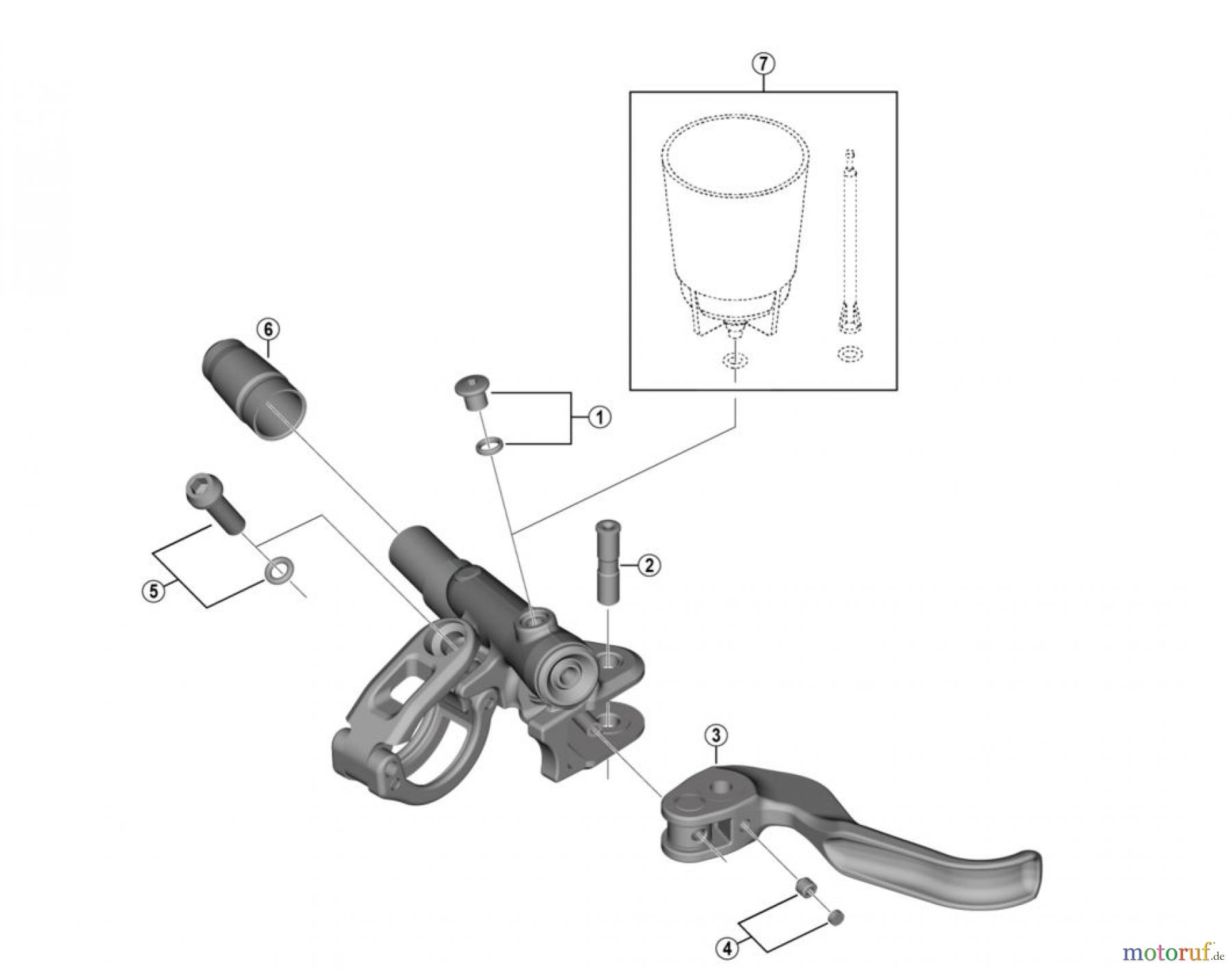  Shimano BL Brake Lever - Bremshebel BL-M9100 (-4371) XTR Brake Lever