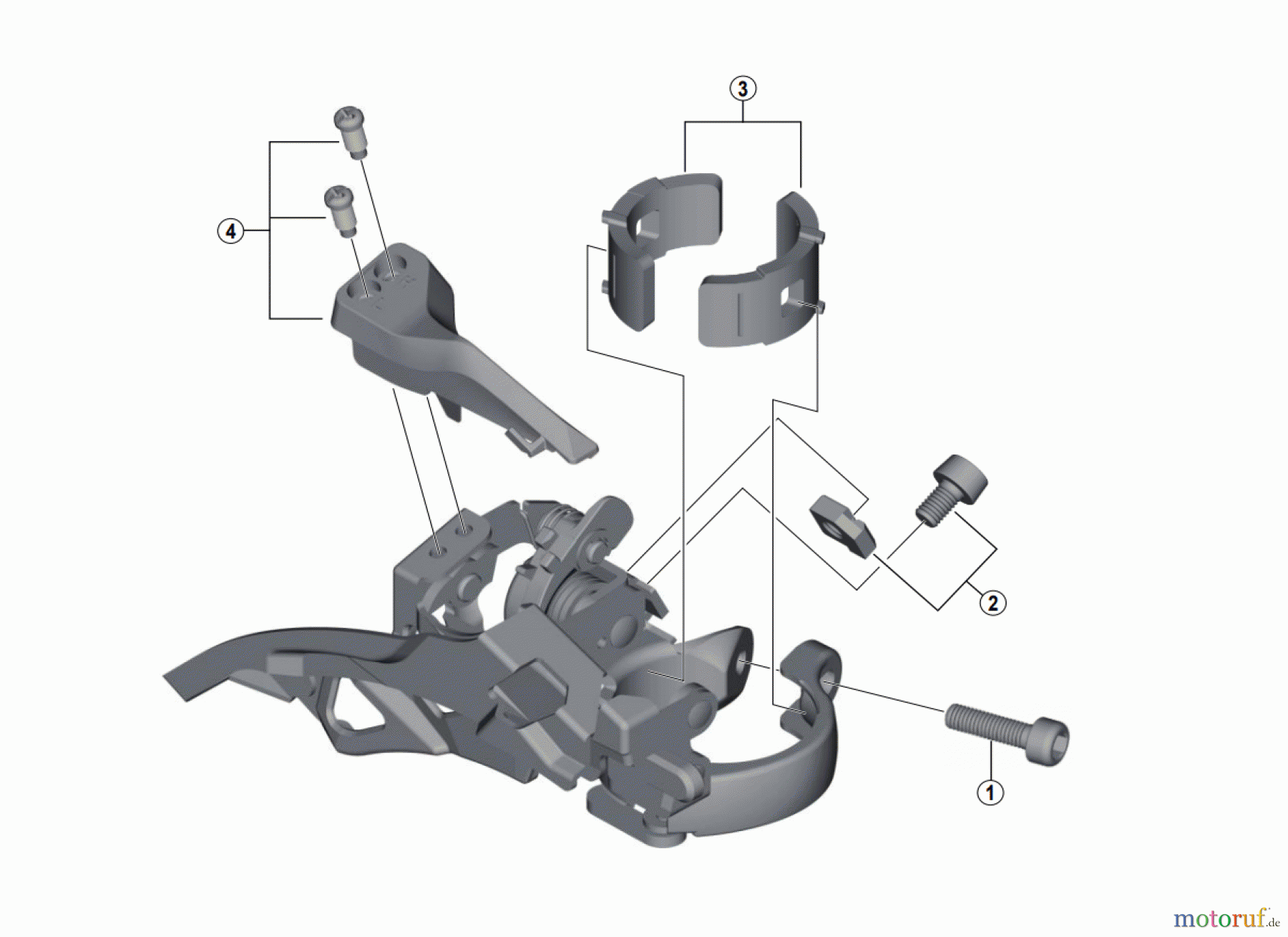  Shimano FD Front Derailleur - Umwerfer FD-T3000 (3886)  ACERA Front Derailleur