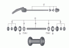Shimano HB Hub - Vordere Nabe Ersatzteile HB-RS400 Front Hub