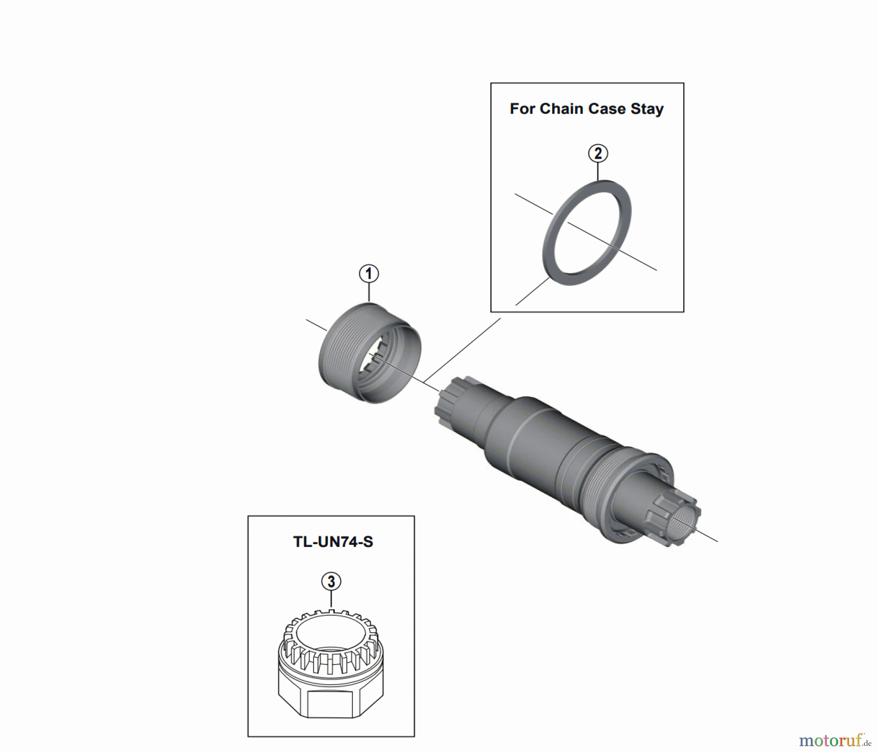  Shimano BB Bottom Bracket- Tretlager BB-ES300  Bottom Bracket Assembly