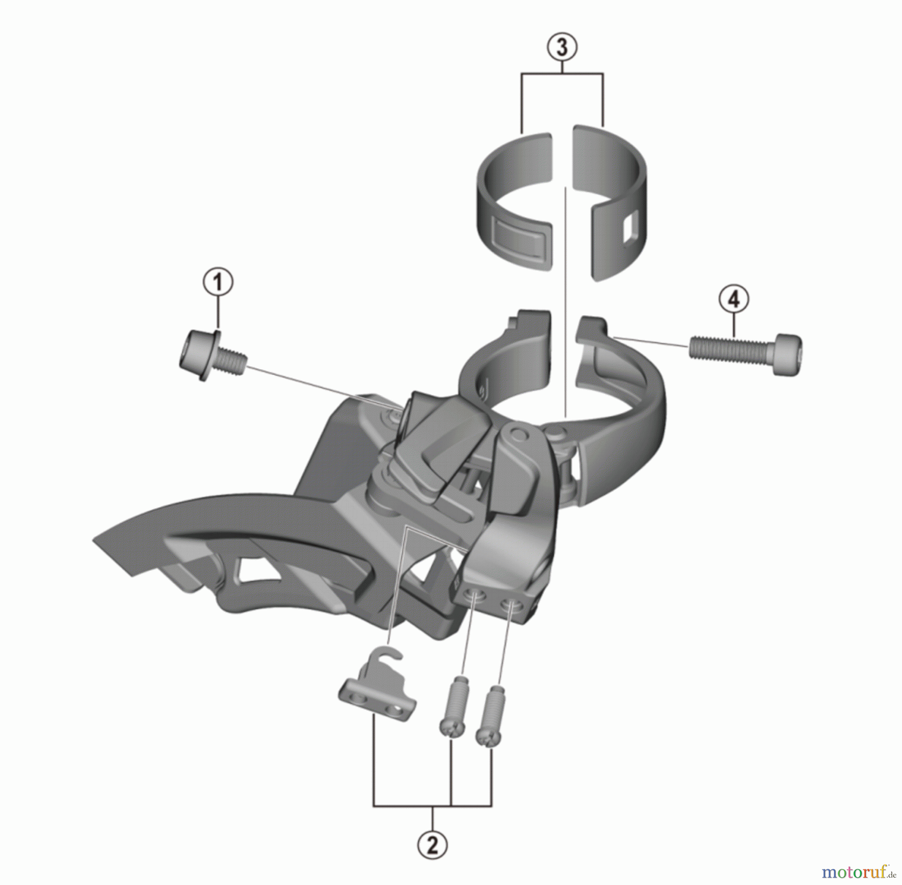  Shimano FD Front Derailleur - Umwerfer FD-M4000-M  ALIVIO SIDE SWING Front Derailleur