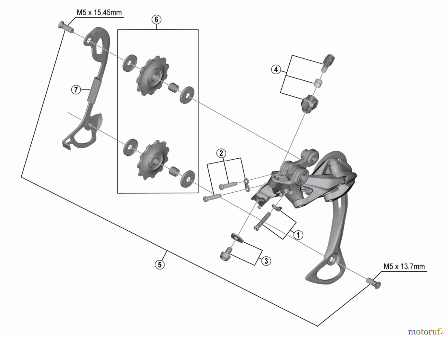  Shimano RD Rear Derailleur - Schaltwerk RD-M2000 ALTUS Rear Derailleur (9-speed)