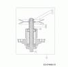 Mastercut 92 13SH761E659 (2011) Ersatzteile MESSERSPINDEL 618-0409B