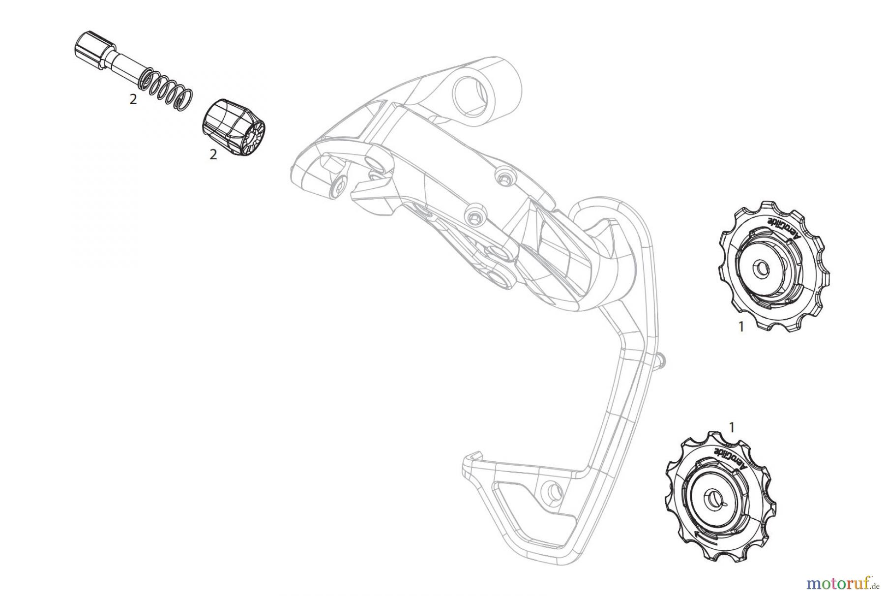  Sram Sram SRAM FORCE 22 / RIVAL 22 (2014 - ) - REAR DERAILLEUR