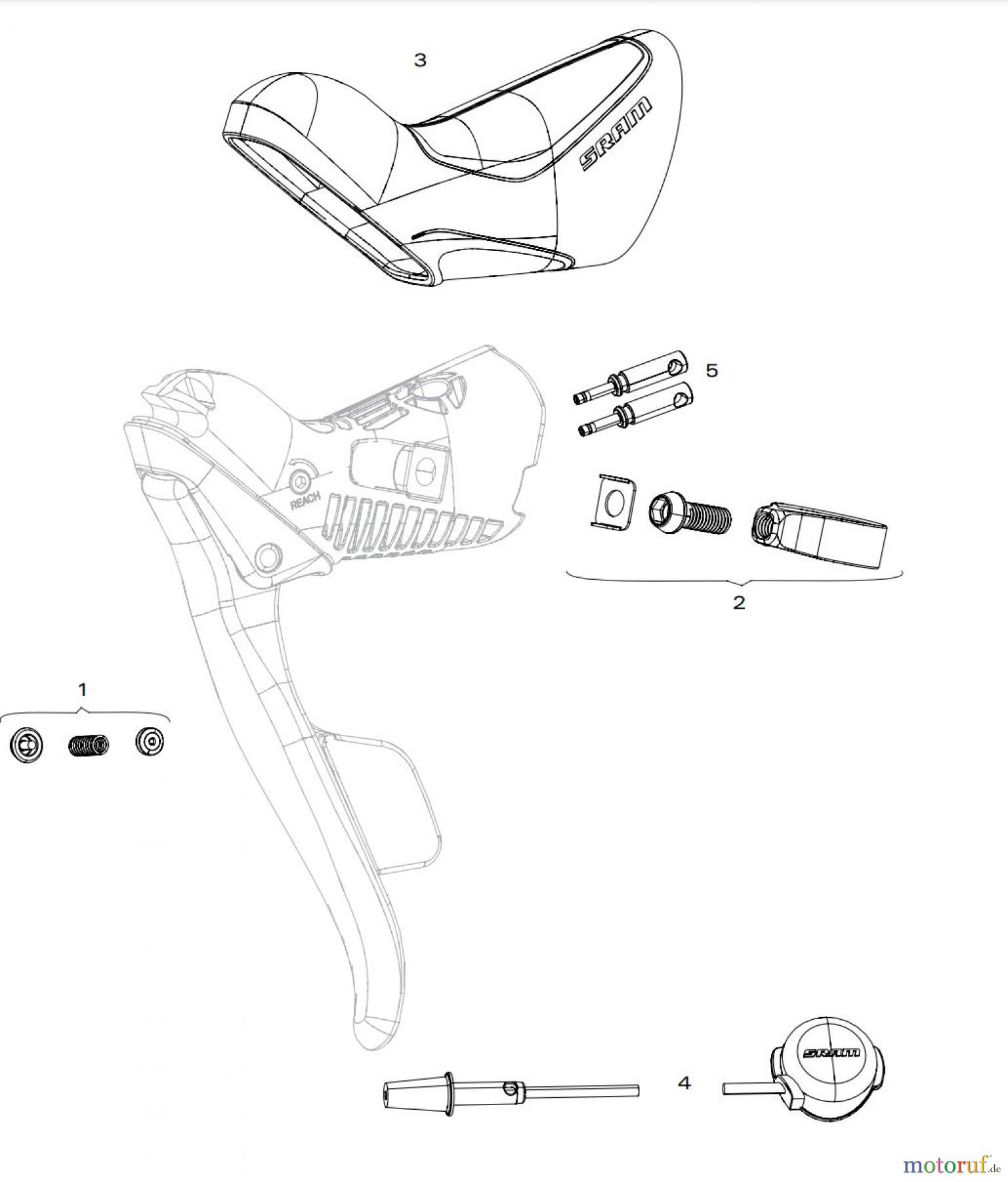  Sram Sram SRAM RED ETAP AXS (EB) - SHIFTERS / BRAKE LEVERS