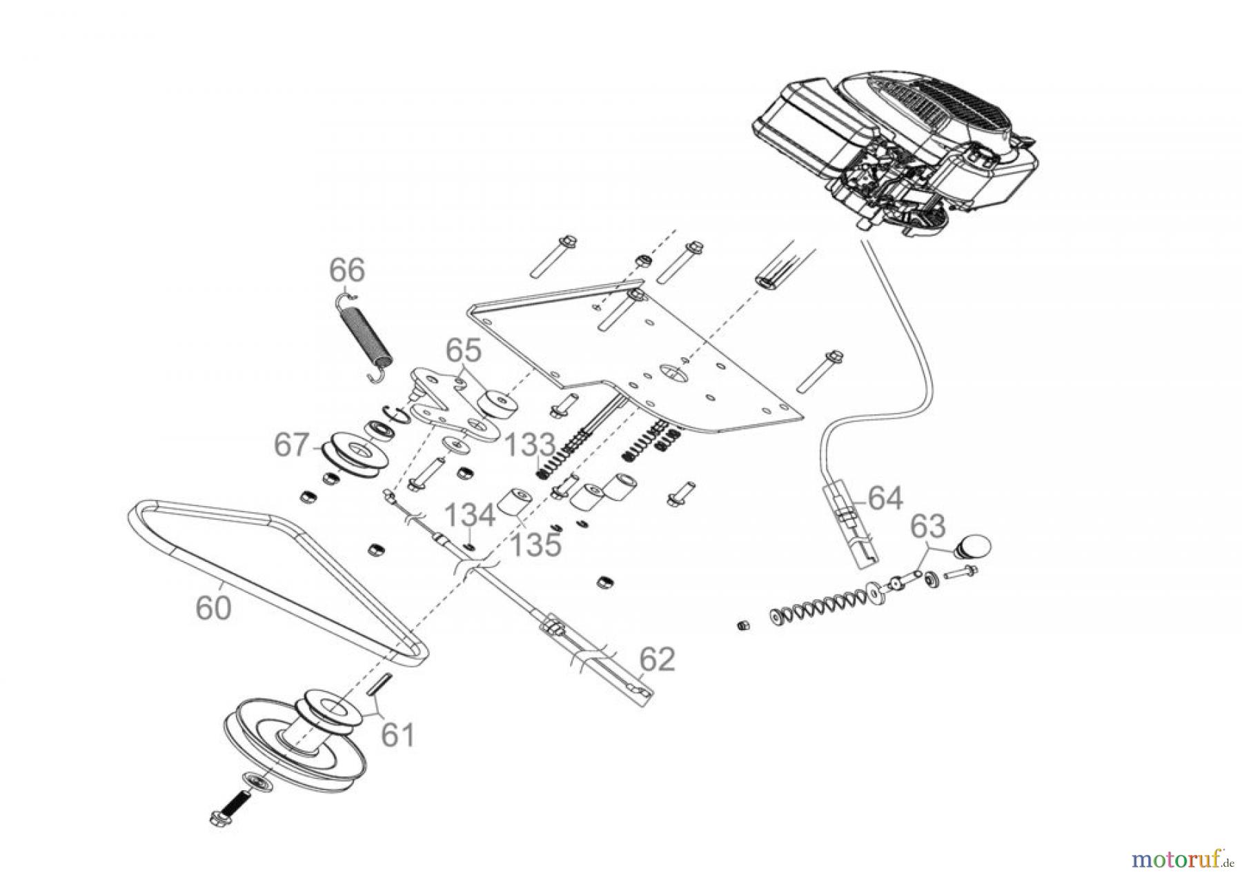  Güde Gartentechnik Rasenmäher Benzin-Rasenmäher Schnittbreite ab 50 cm AUFSITZRASENMÄHER GAR 600 - 95450  FSL95450-03 Seite 5