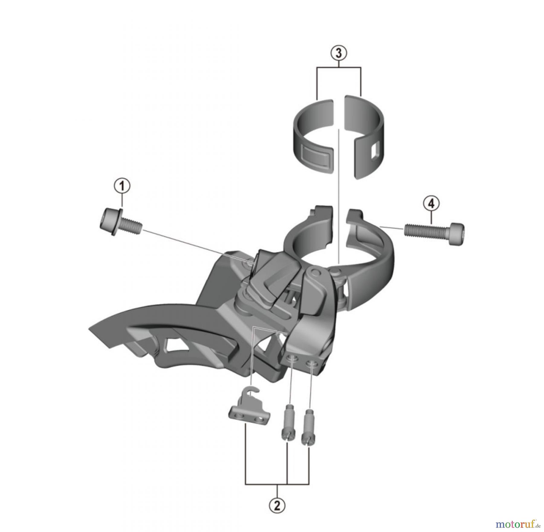  Shimano FD Front Derailleur - Umwerfer FD-M3100-M  ALIVIO SIDE SWING Front Derailleur