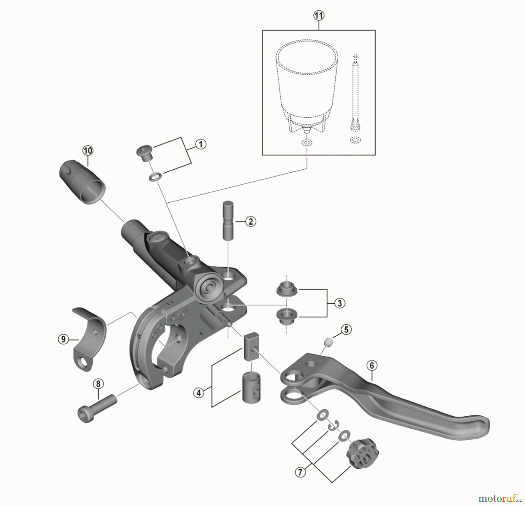  Shimano BL Brake Lever - Bremshebel BL-T8100 DEORE XT Brake Lever