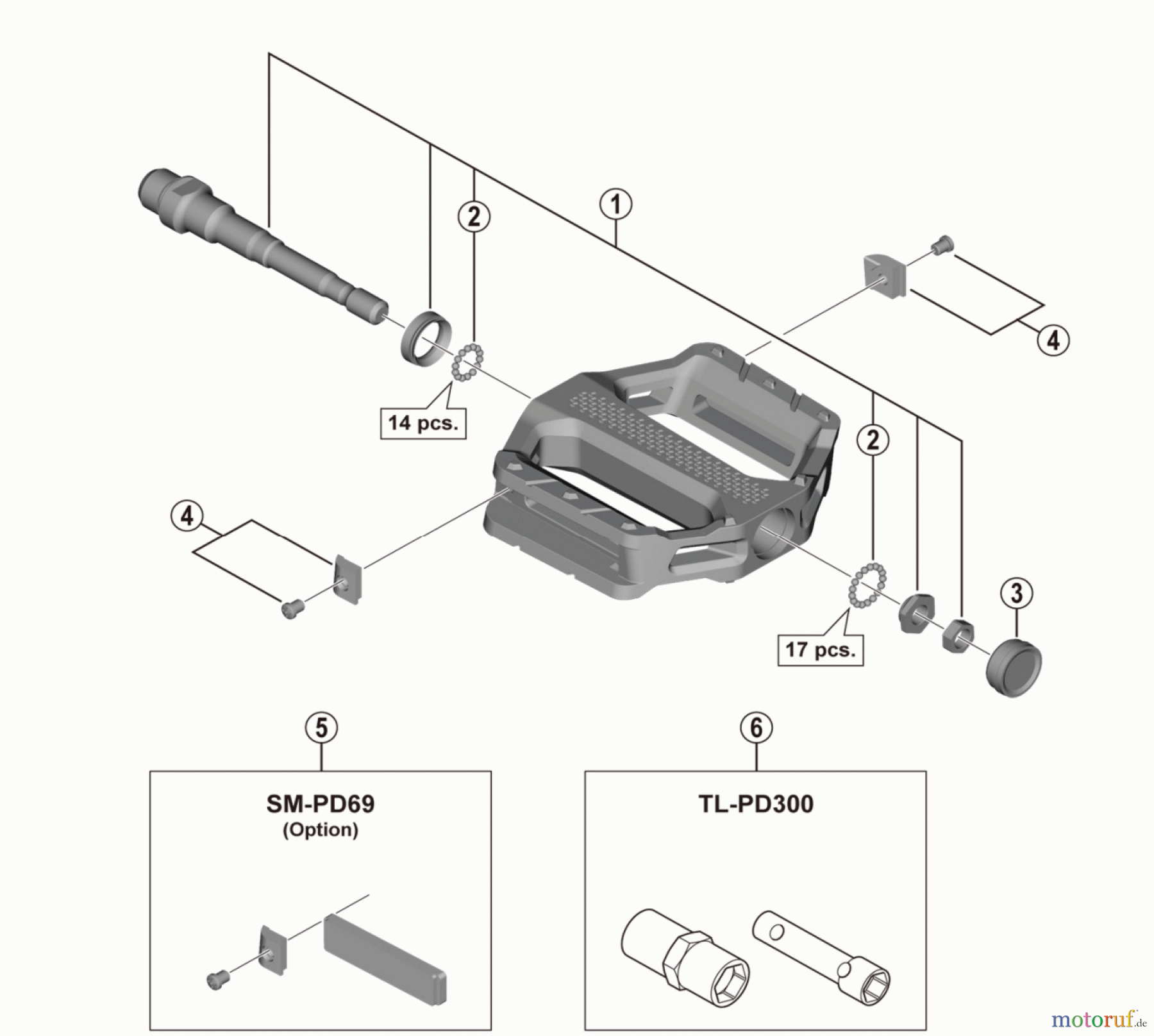  Shimano PD Pedal - Pedale PD-EF202