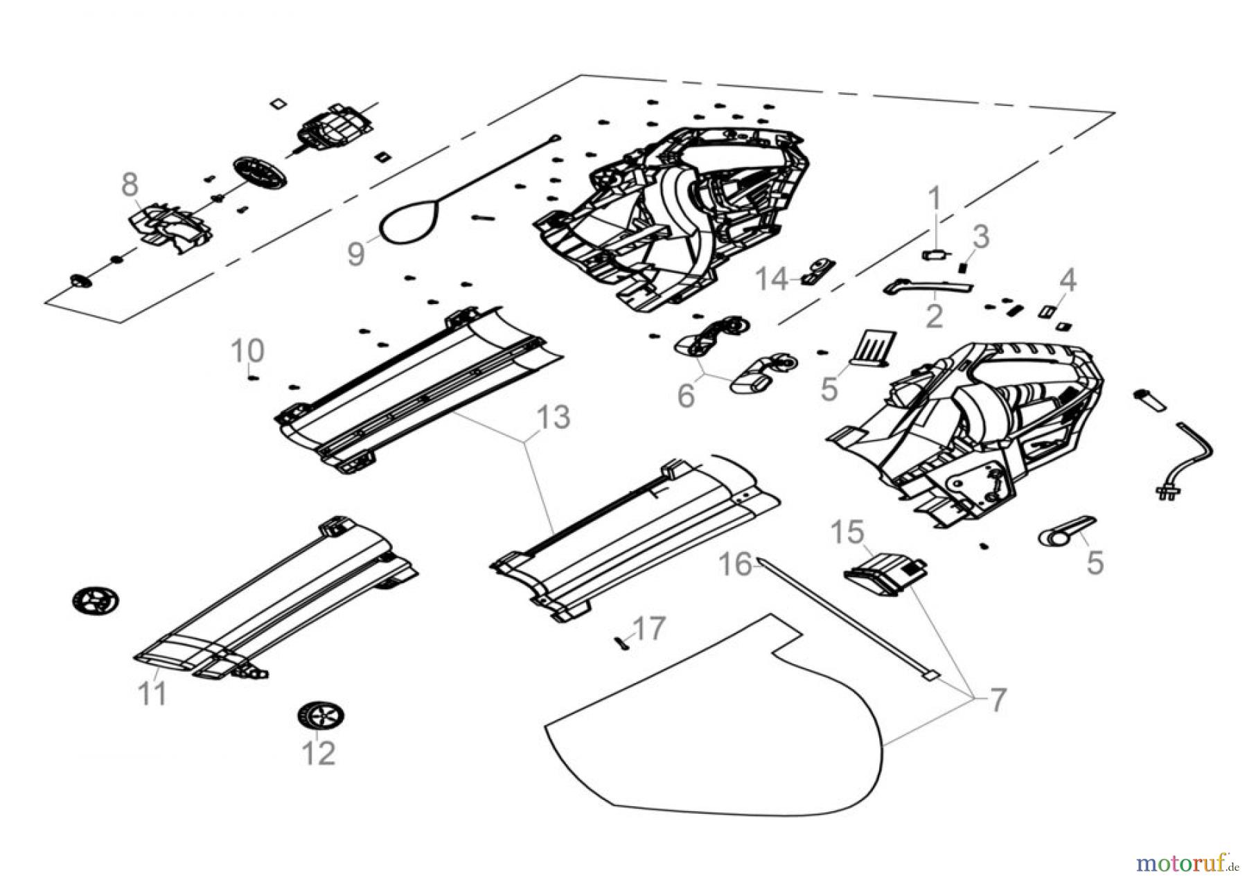  Güde Gartentechnik Laub-Sauger & Bläser Elektro Laubsauger GLS 3000 VARIO 94381 Laubsauger GLS 3000 VARIO - 94381 - FSL94381-02