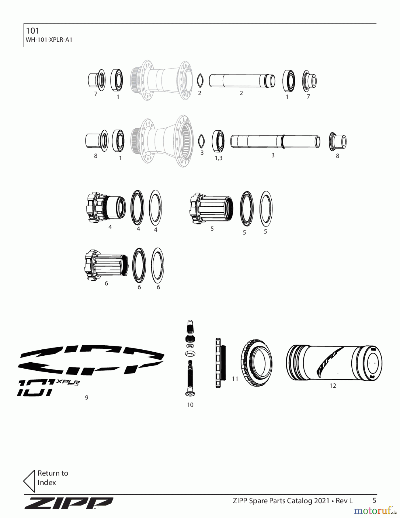  Sram Zipp WH-101-XPLR-A1