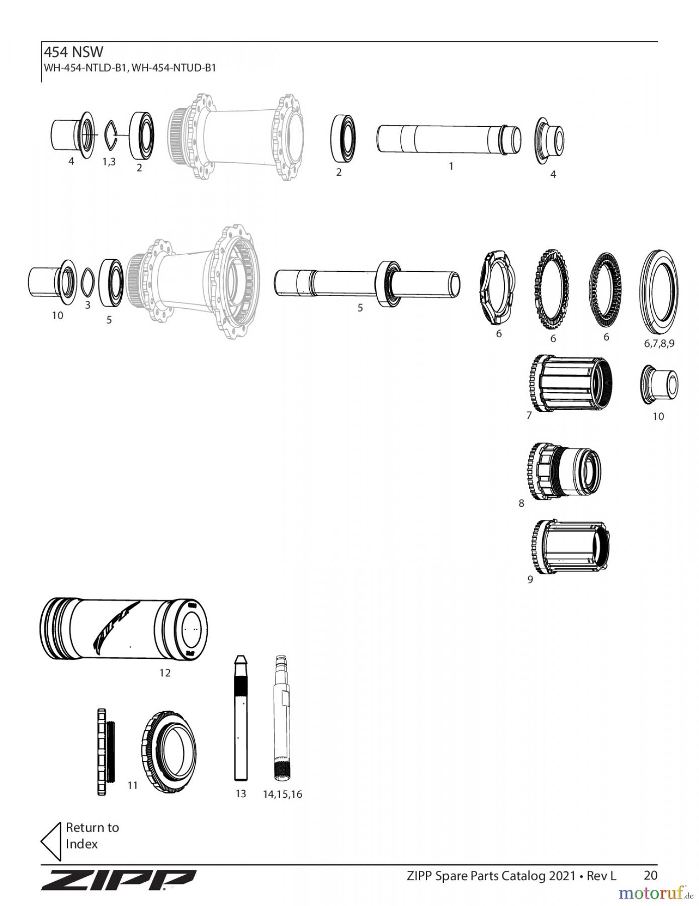  Sram Zipp 454 NSW WH-454-NTLD-B1, WH-454-NTUD-B1