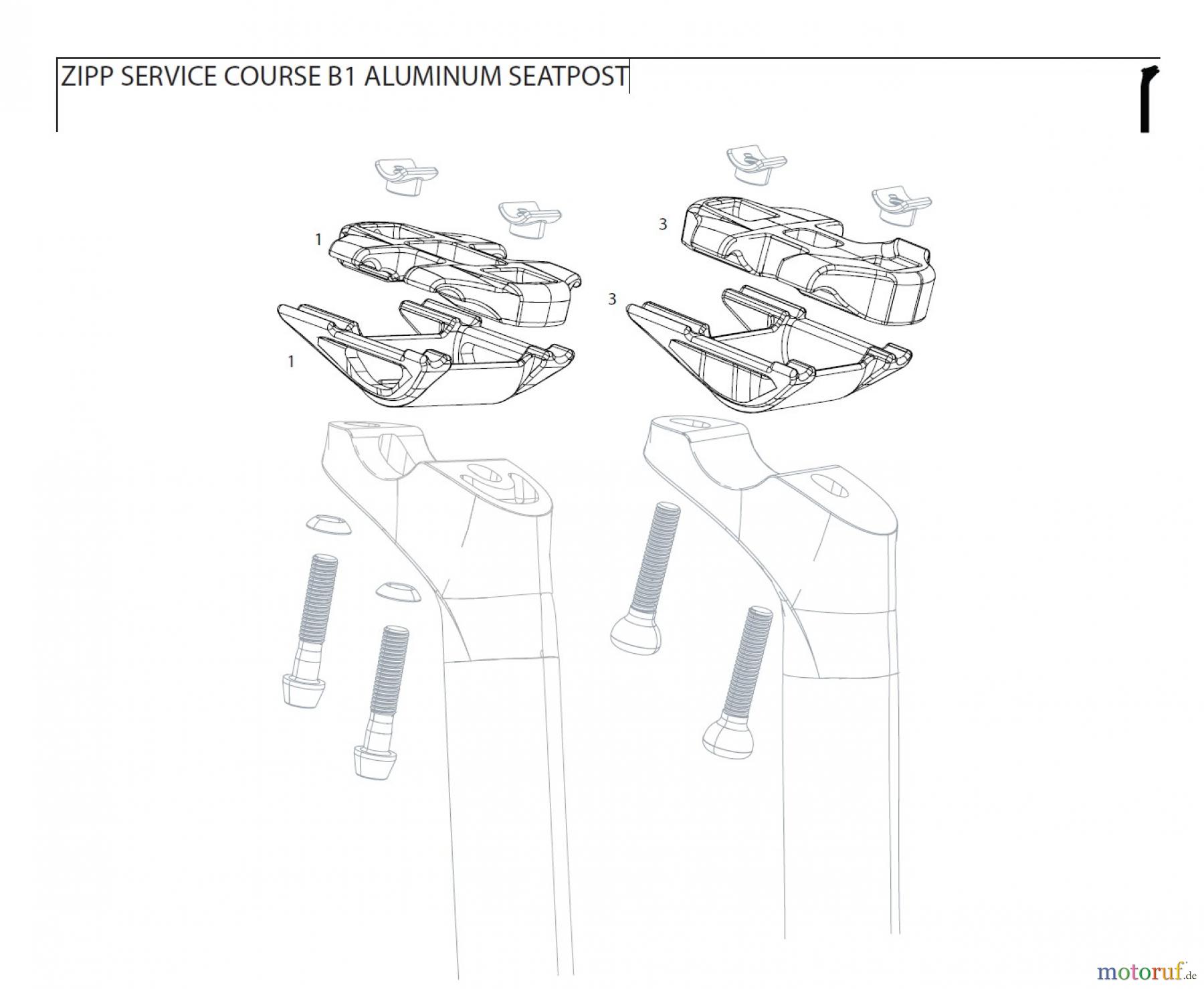  Sram Zipp ZIPP SERVICE COURSE B1 ALUMINUM SEATPOST