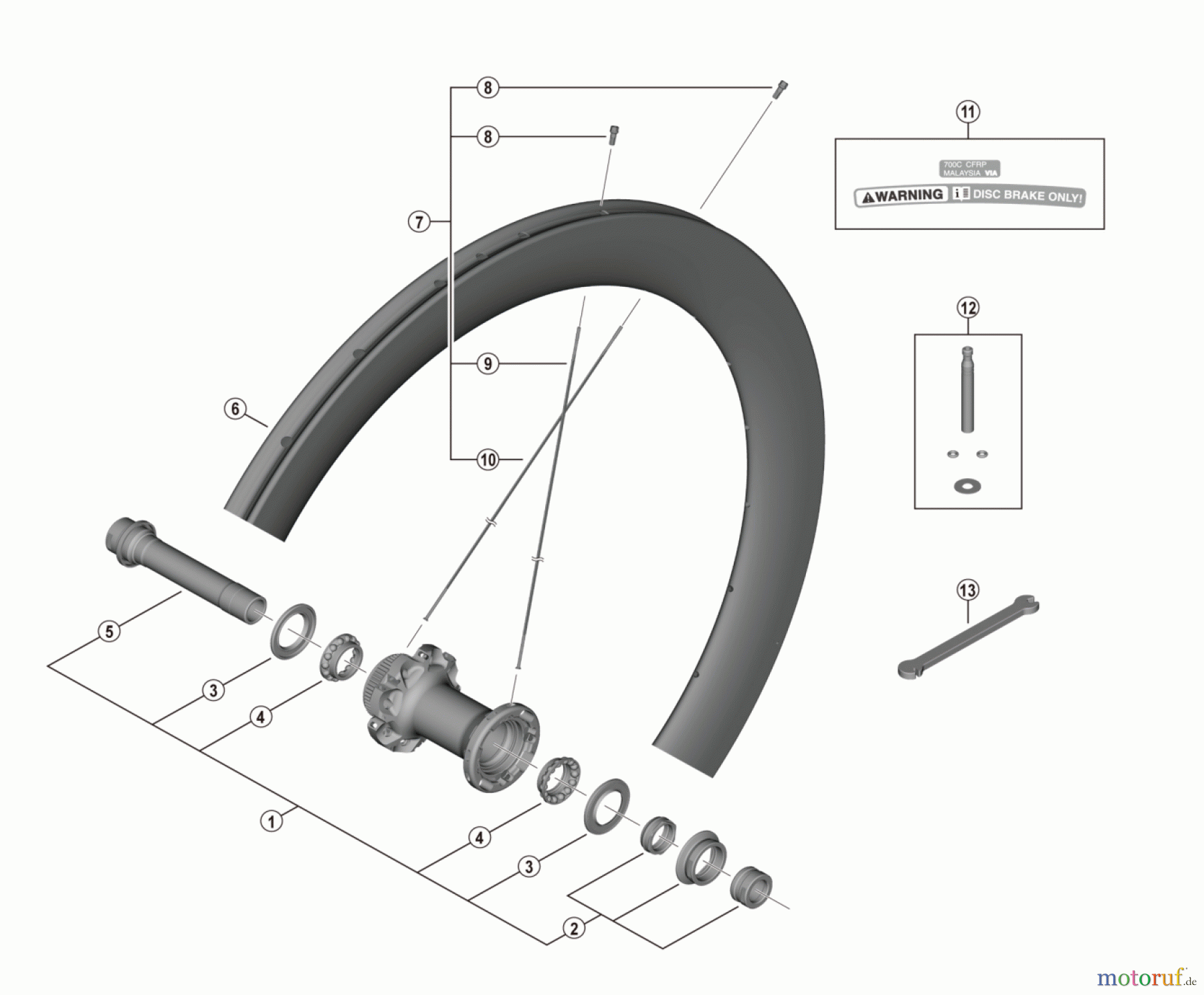  Shimano WH Wheels - Laufräder WH-R9270-C60-HR-TU-F (-4836) DURA ACE Laufrad