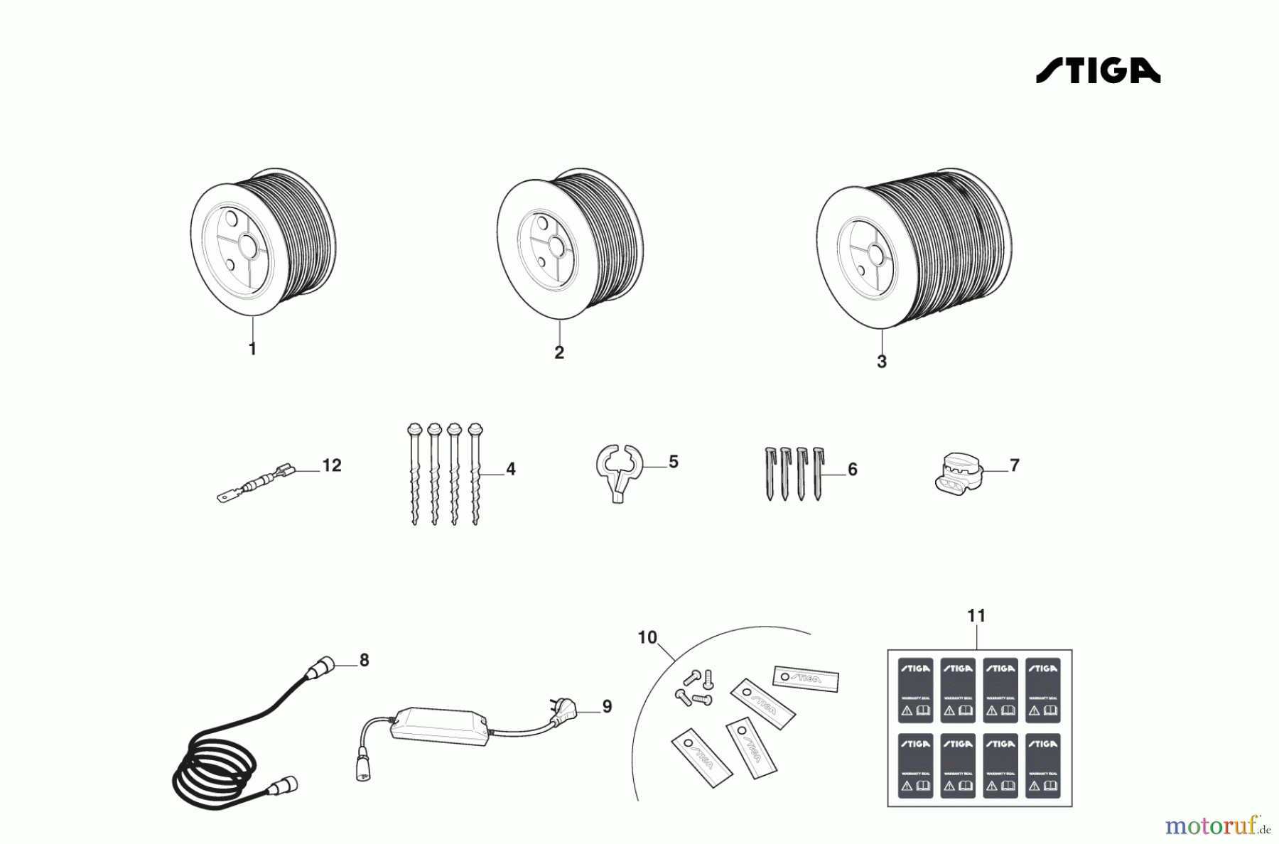  Stiga Mähroboter Baujahr 2023 G 1200 (2023) 2R3102018/ST2 Zubehör