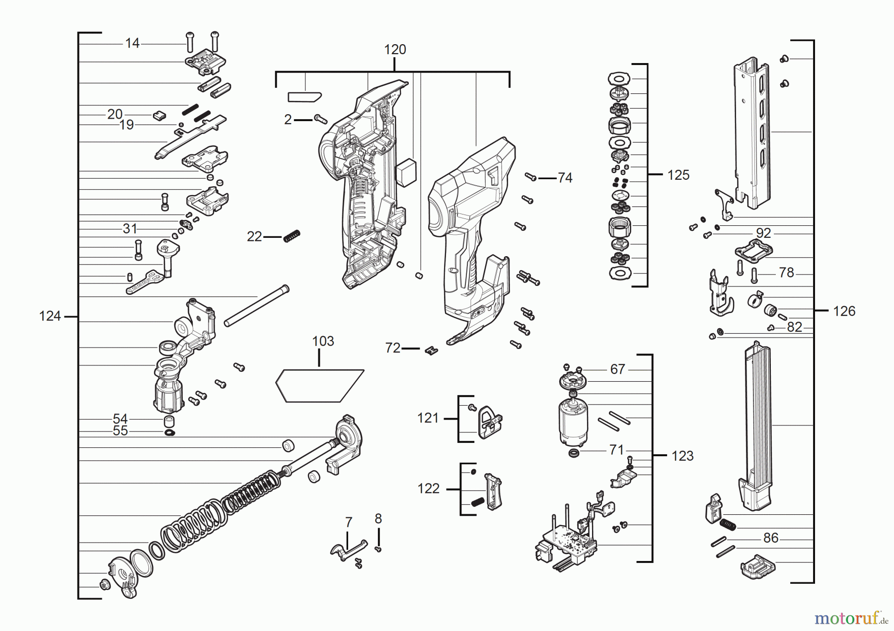  Milwaukee Akku-Geräte Befestigen NAGLER M12 BCST Seite 1