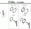 Shimano FC Front Chainwheel - Kurbelsatz, Vorderes Kettenblatt Ersatzteile FC-U8000-1, FC-U8000-2 CUES Crankset