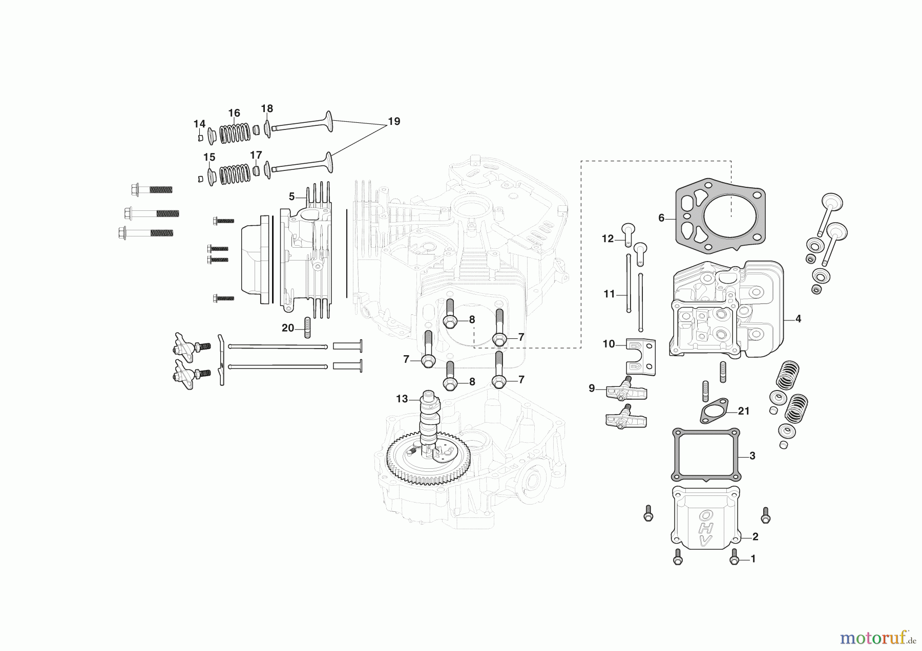  Stiga Aufsitzmäher Baujahr 2024 ESTATE 7122 W (2024) [2T1310481/ST3P] Zylinderkopf