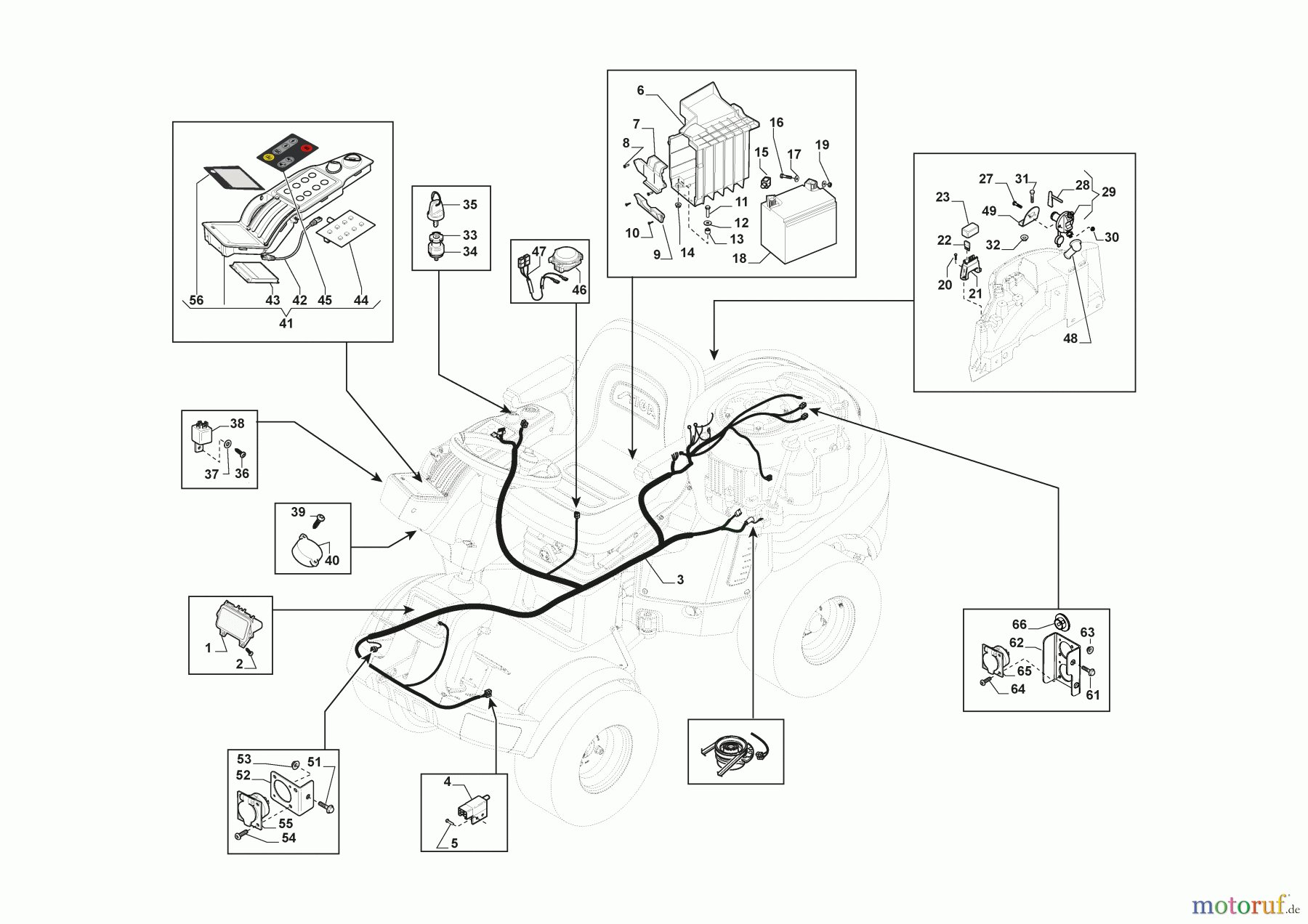  Stiga Frontmäher Baujahr 2024 Park Pro 900 AWX (2024) 2F6430931/ST2P El. ausstattung