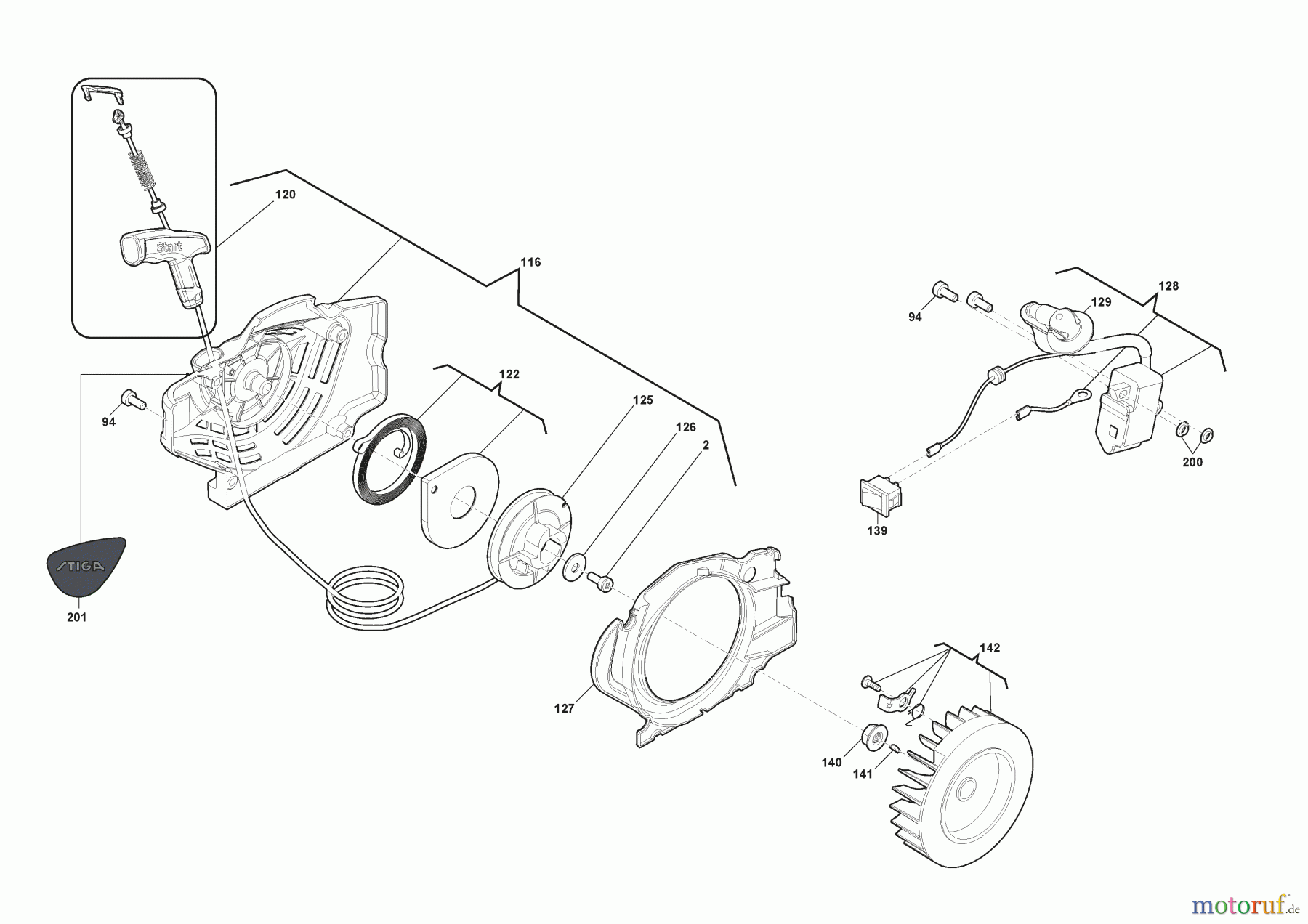  Stiga Kettensägen Baujahr 2024 CS 750 (18