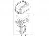 LONCIN Motoren LC175F-2 Ersatzteile Luftfilter