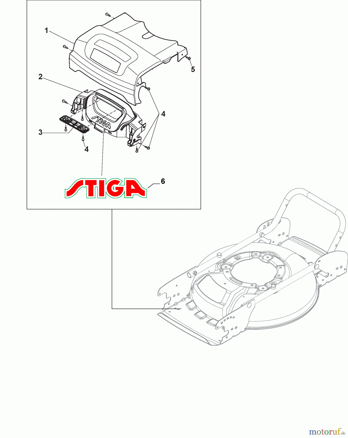  Stiga Rasenmäher Baujahr 2024 Akkurasenmäher Multiclip 547e S Kit (2024) 298472058/ST1 Maske