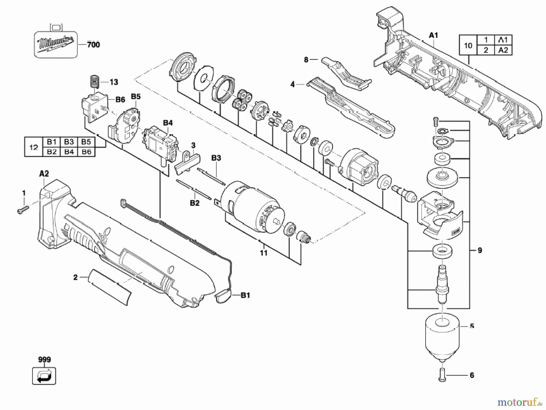  Milwaukee Akku-Geräte Bohren und Meißeln BOHRSCHRAUBER C18RAD AKKU-SCHRAUBER