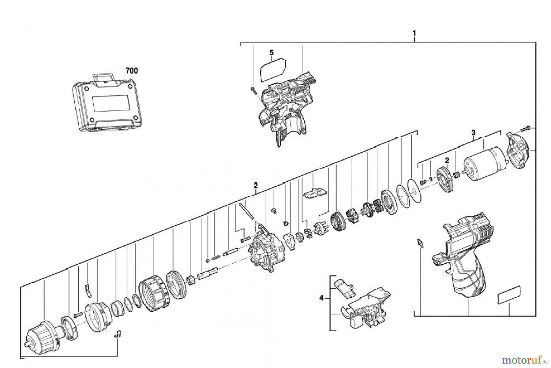  AEG Powertools Bohren und Schrauben Akku Geräte 12 Volt BS 12C2 LI