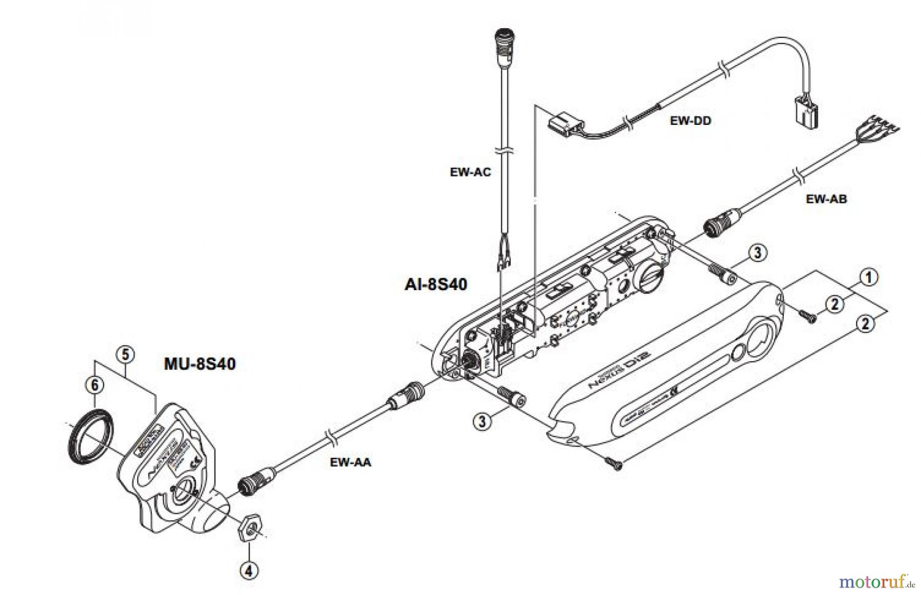  Shimano AI Automatic Inter-3/5/7 - Automatische Nabenschaltung AI-8S40