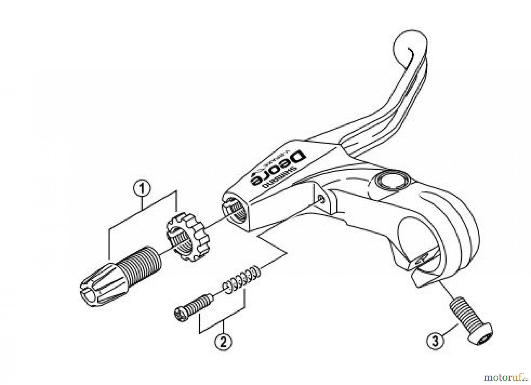  Shimano BL Brake Lever - Bremshebel BL-M511-2488