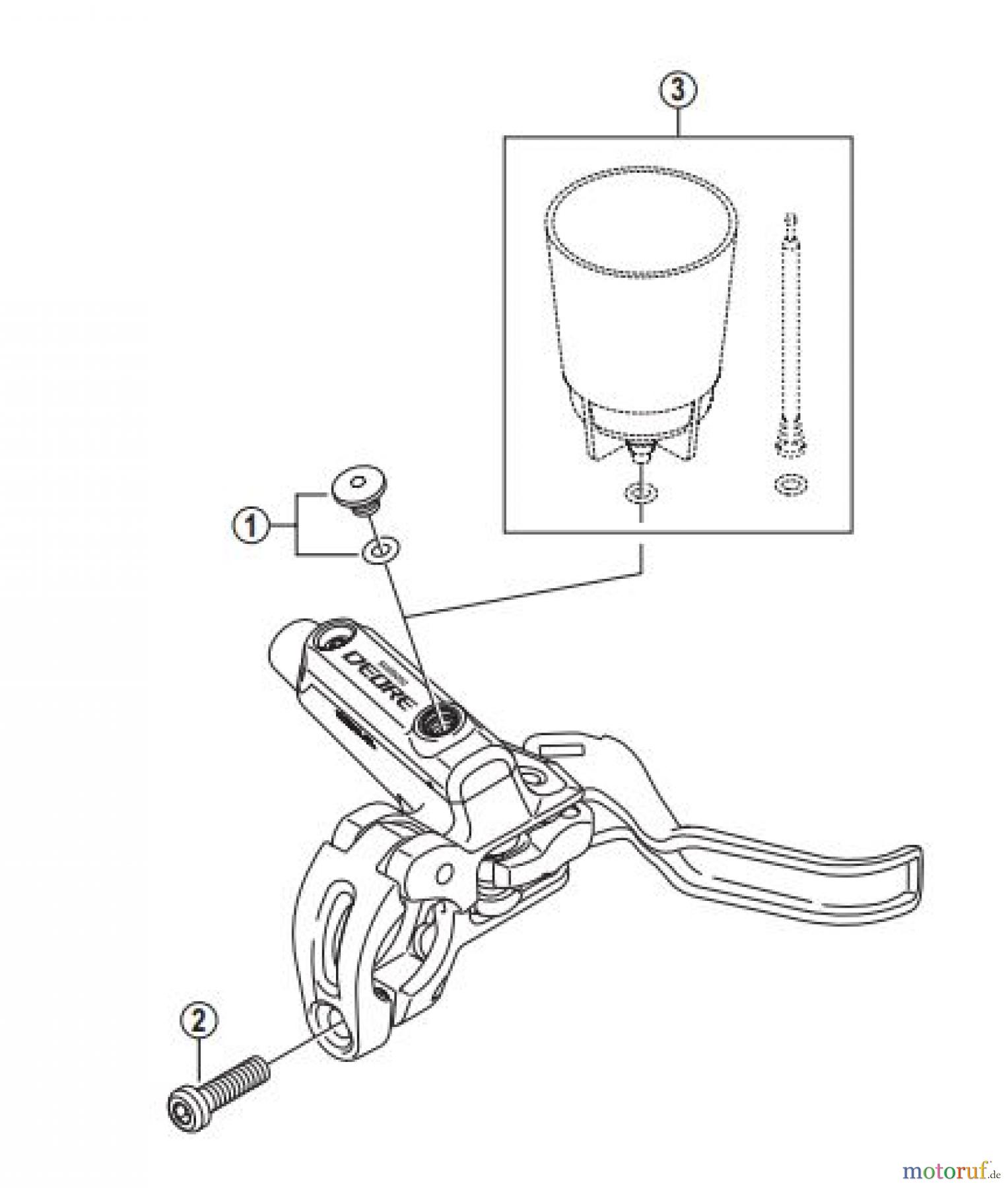  Shimano BL Brake Lever - Bremshebel BL-M596-3204