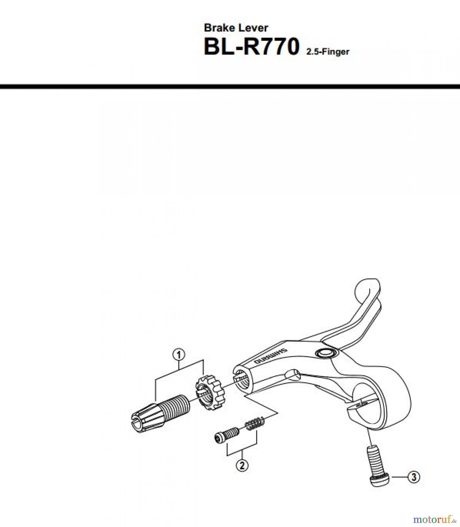  Shimano BL Brake Lever - Bremshebel BL-R770