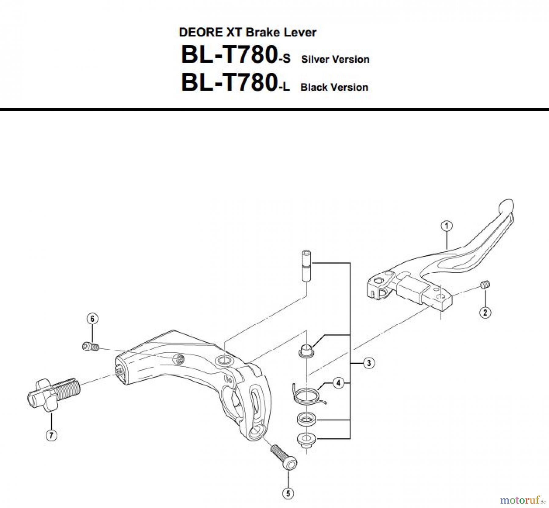  Shimano BL Brake Lever - Bremshebel BL-T780_3159