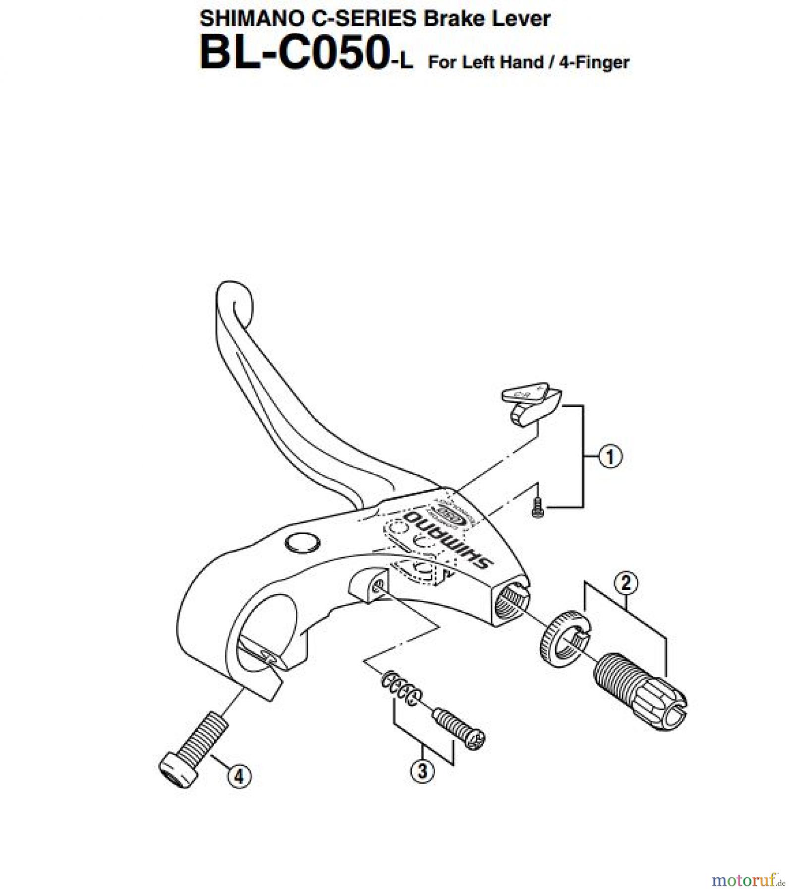  Shimano BL Brake Lever - Bremshebel BLC050-L