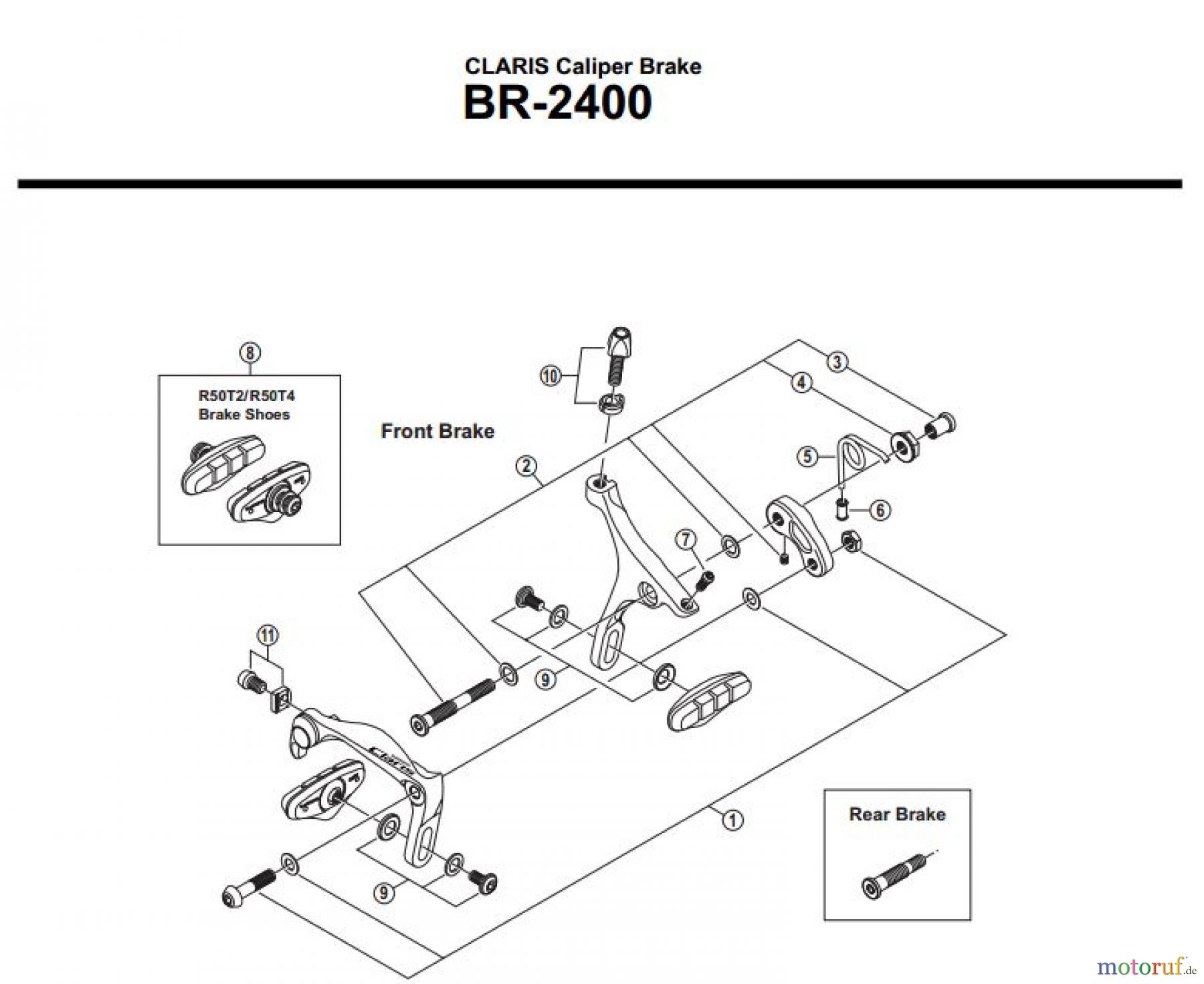  Shimano BR Brake - Bremse BR-2400