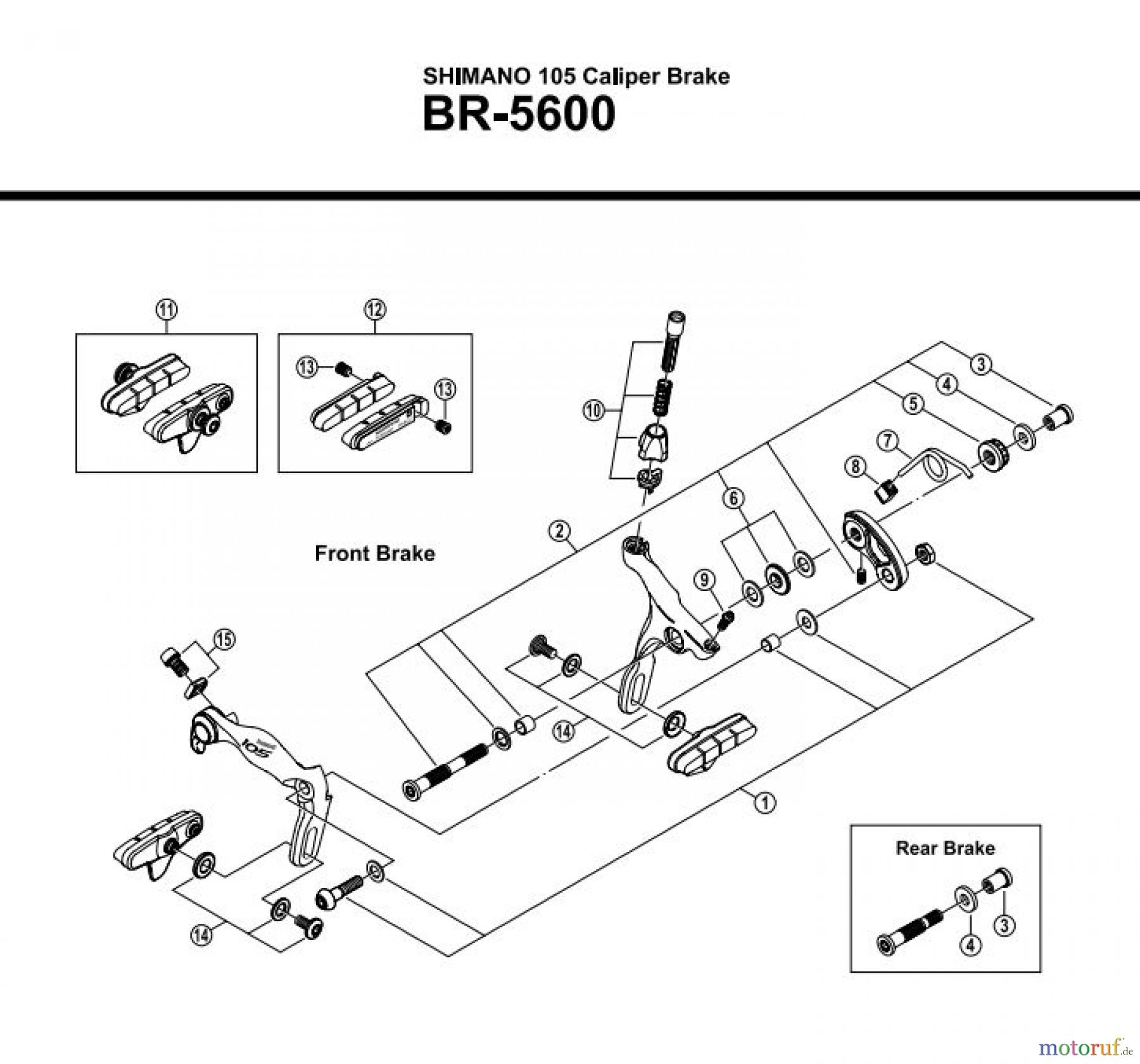  Shimano BR Brake - Bremse BR-5600