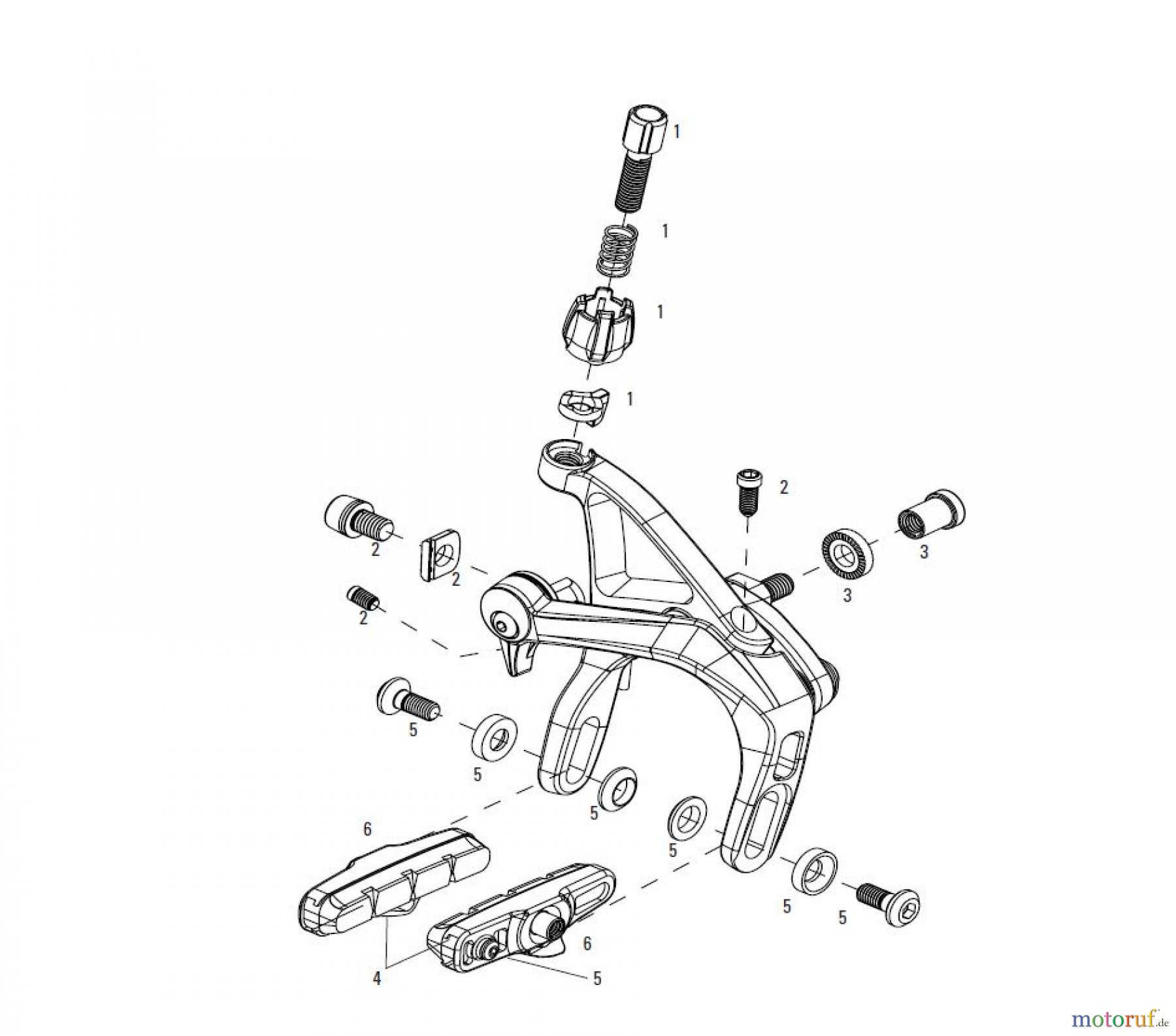  Sram Sram SRAM RED - BRAKE CALIPER (2008-2011)