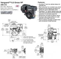 Motoren VANGUARD 6,5 PS Briggs & Stratton