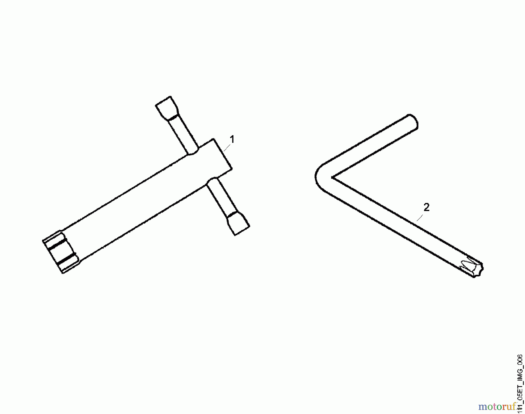  Viking Rasenmäher Benzinrasenmäher MB 410, MB 460 F - Werkzeuge