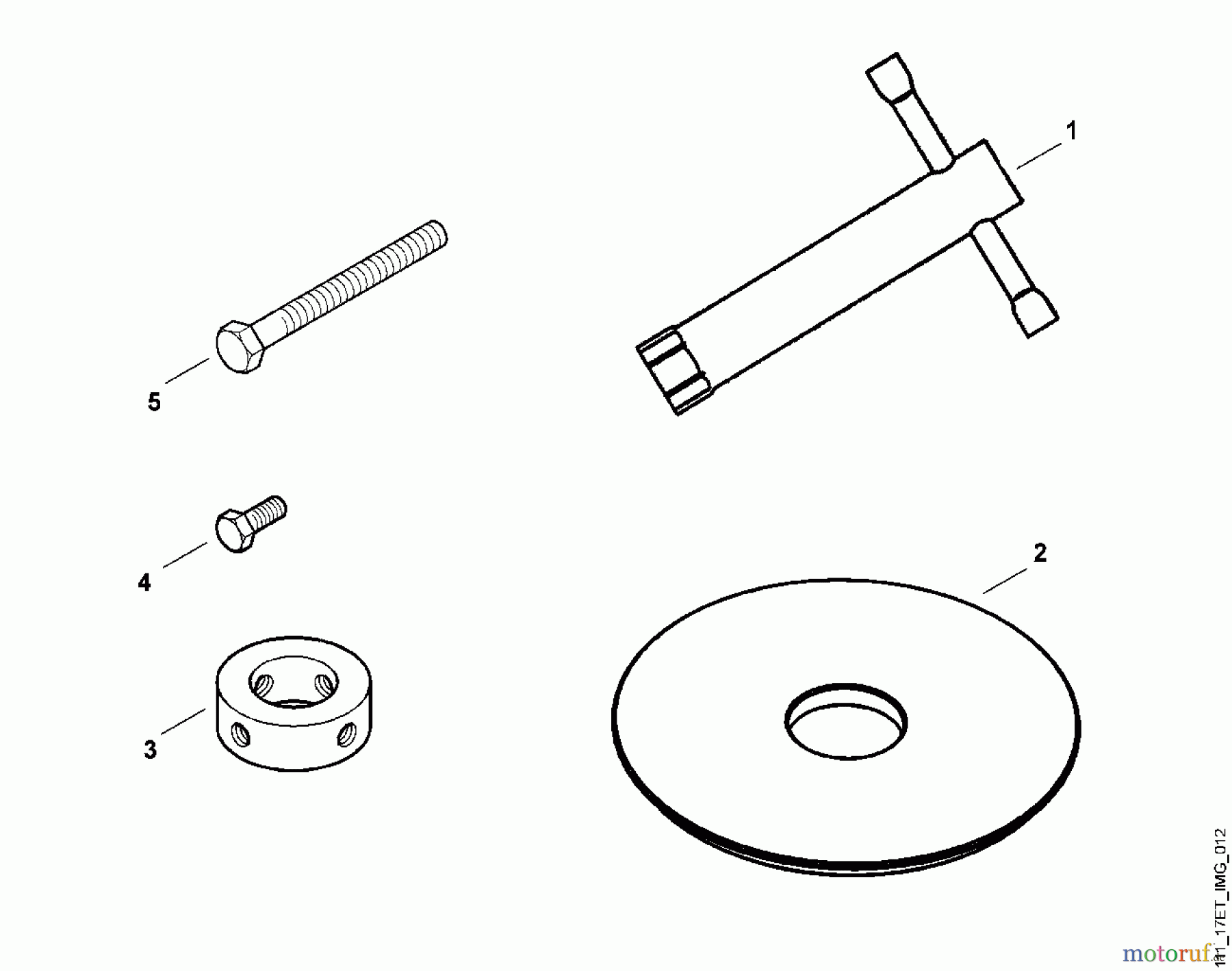  Viking Rasenmäher Benzinrasenmäher MB 555 BS G - Werkzeuge