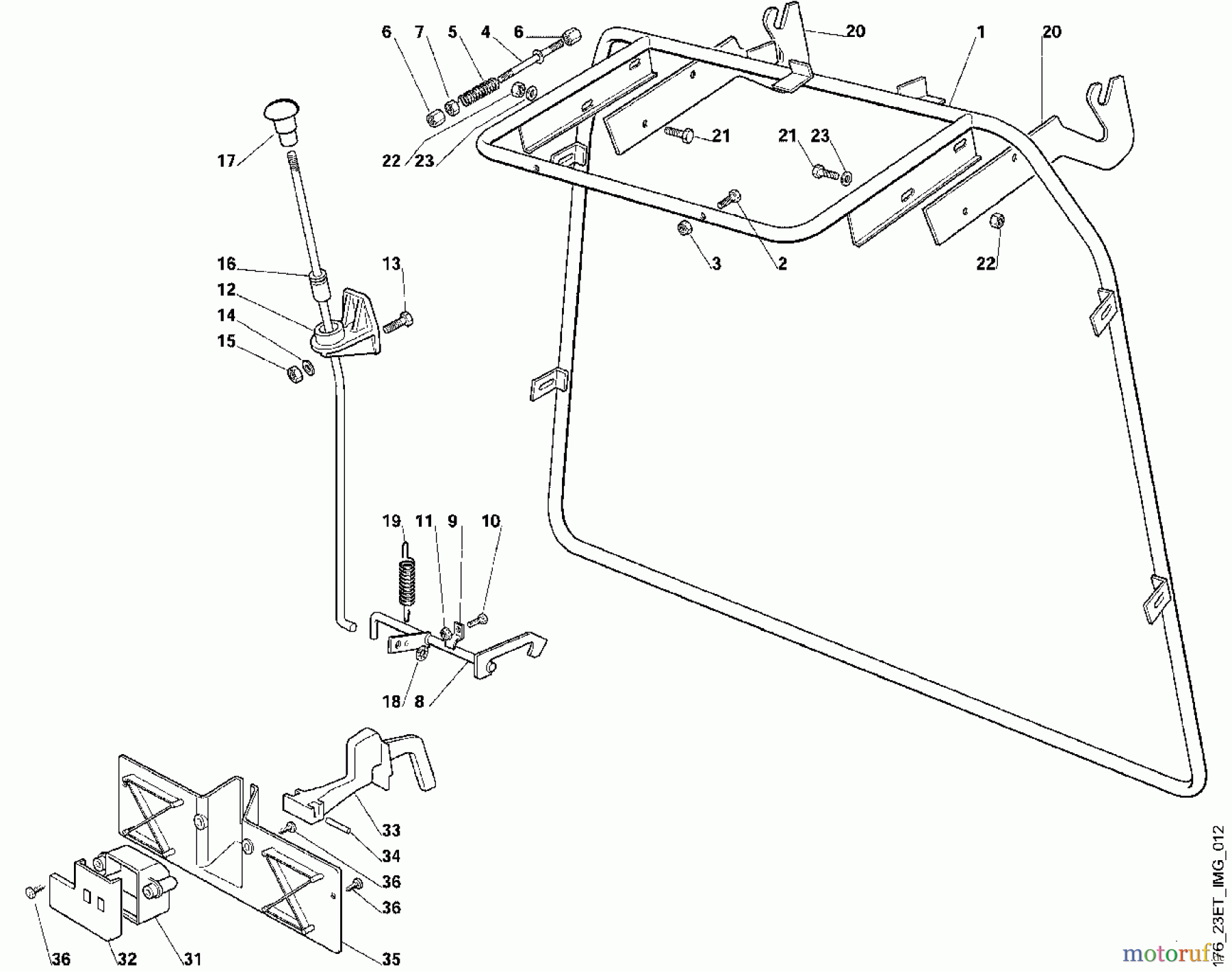  Viking Aufsitzmäher Aufsitzmäher MT 580 J - Grasfangkorb - 1