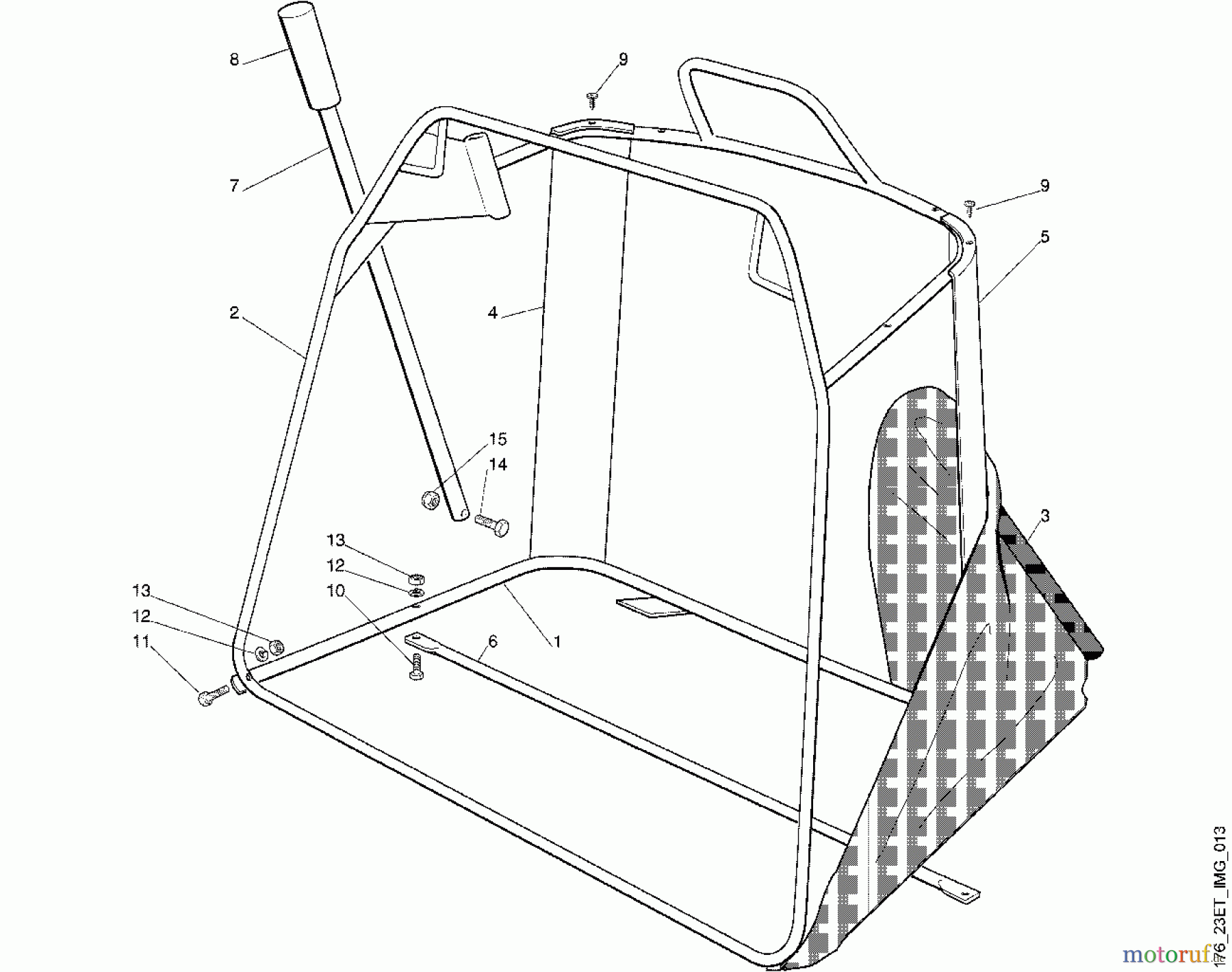  Viking Aufsitzmäher Aufsitzmäher MT 580 K - Grasfangkorb - 2