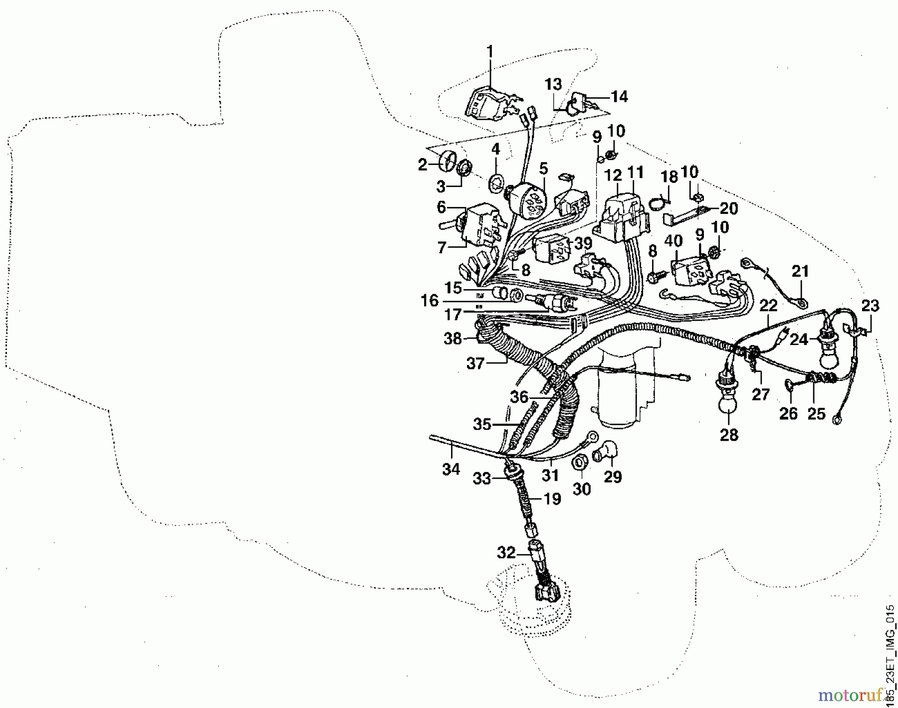  Viking Aufsitzmäher Aufsitzmäher MT 680 O - Elektrische Bauteile - 1