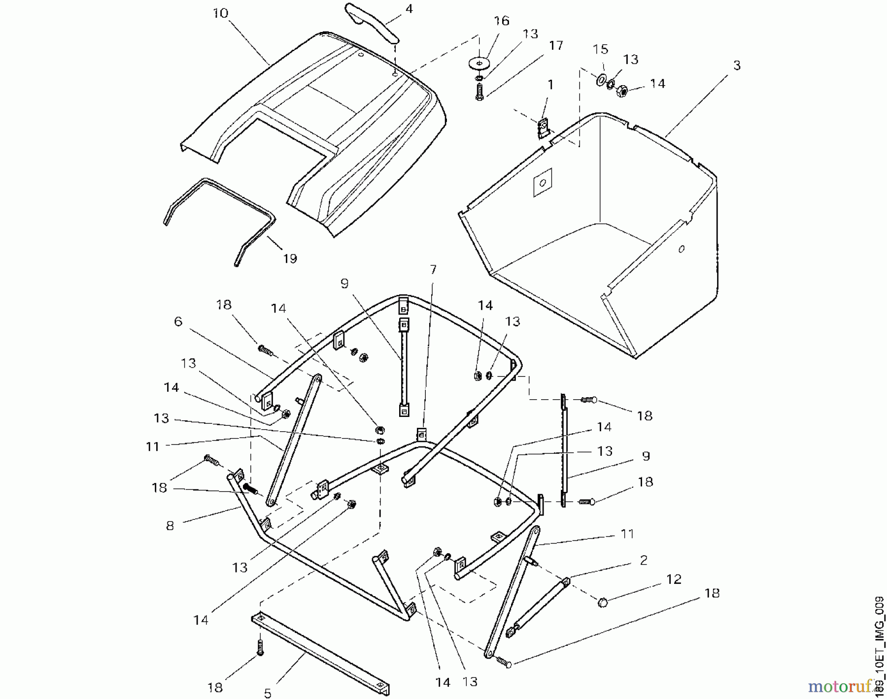  Viking Aufsitzmäher Aufsitzmäher MT 880 I - Grasfangkorb