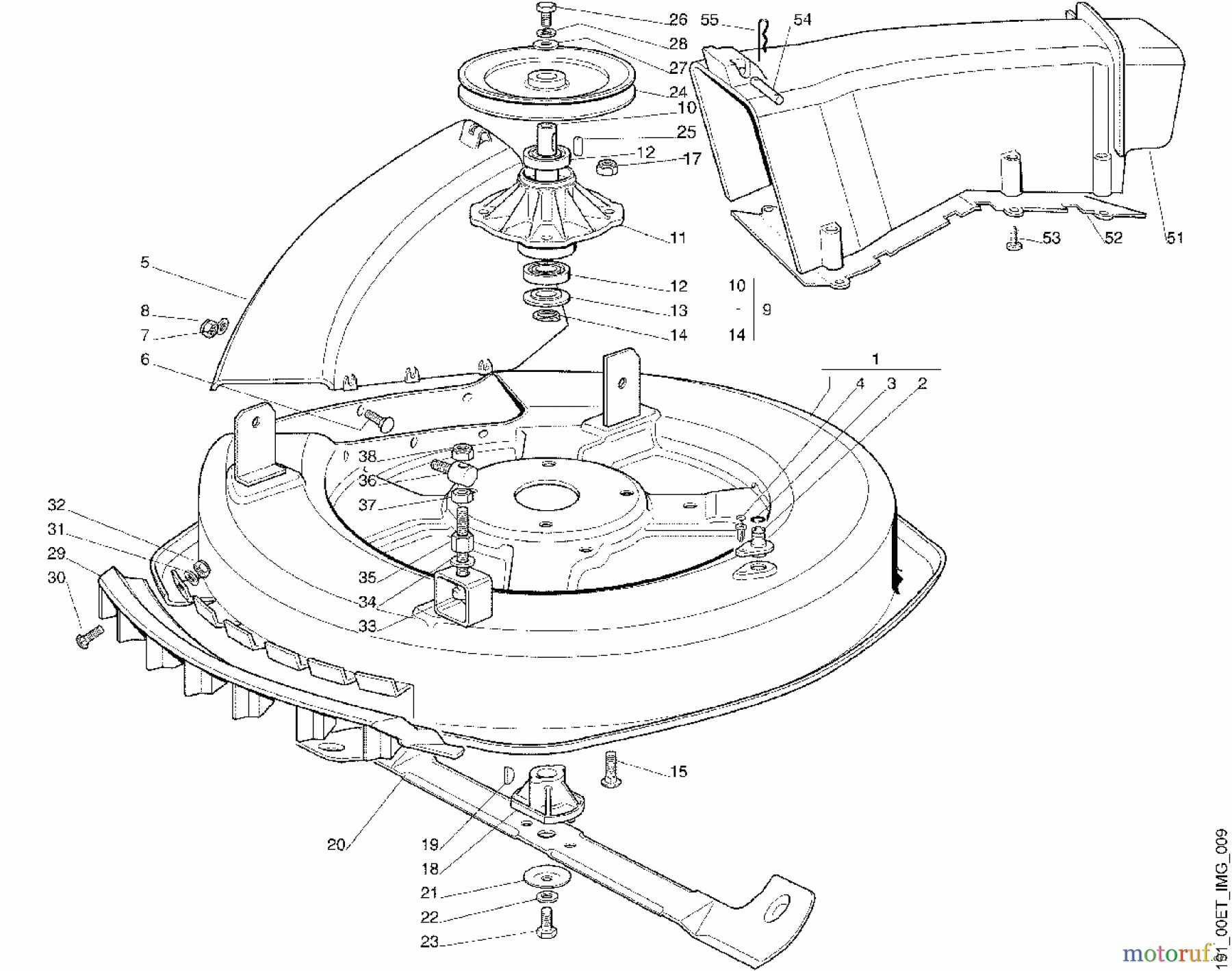  Viking Aufsitzmäher Aufsitzmäher MR 380 I - Mähwerk - 2