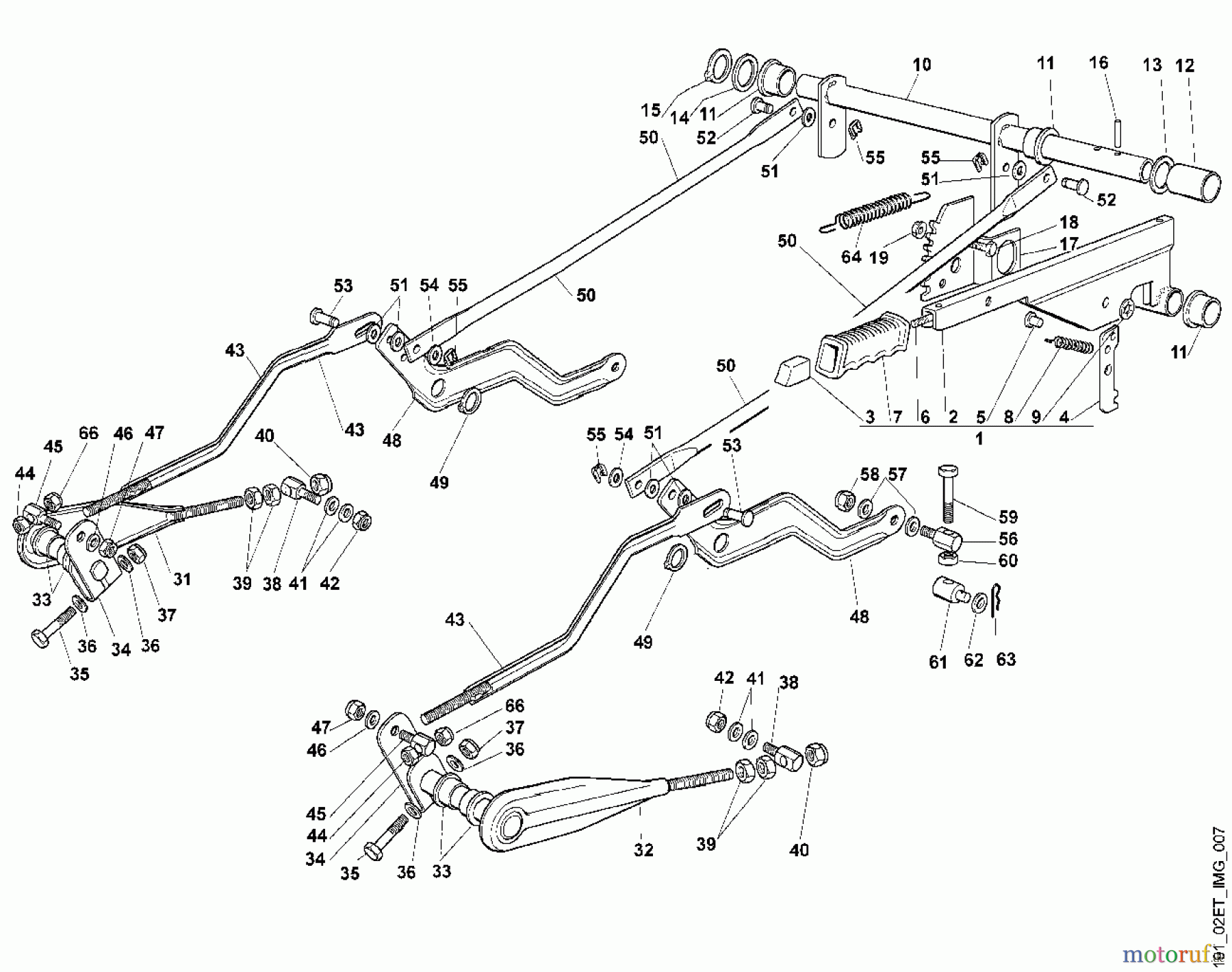  Viking Aufsitzmäher Aufsitzmäher MT 790 G - Mähwerkaushebung